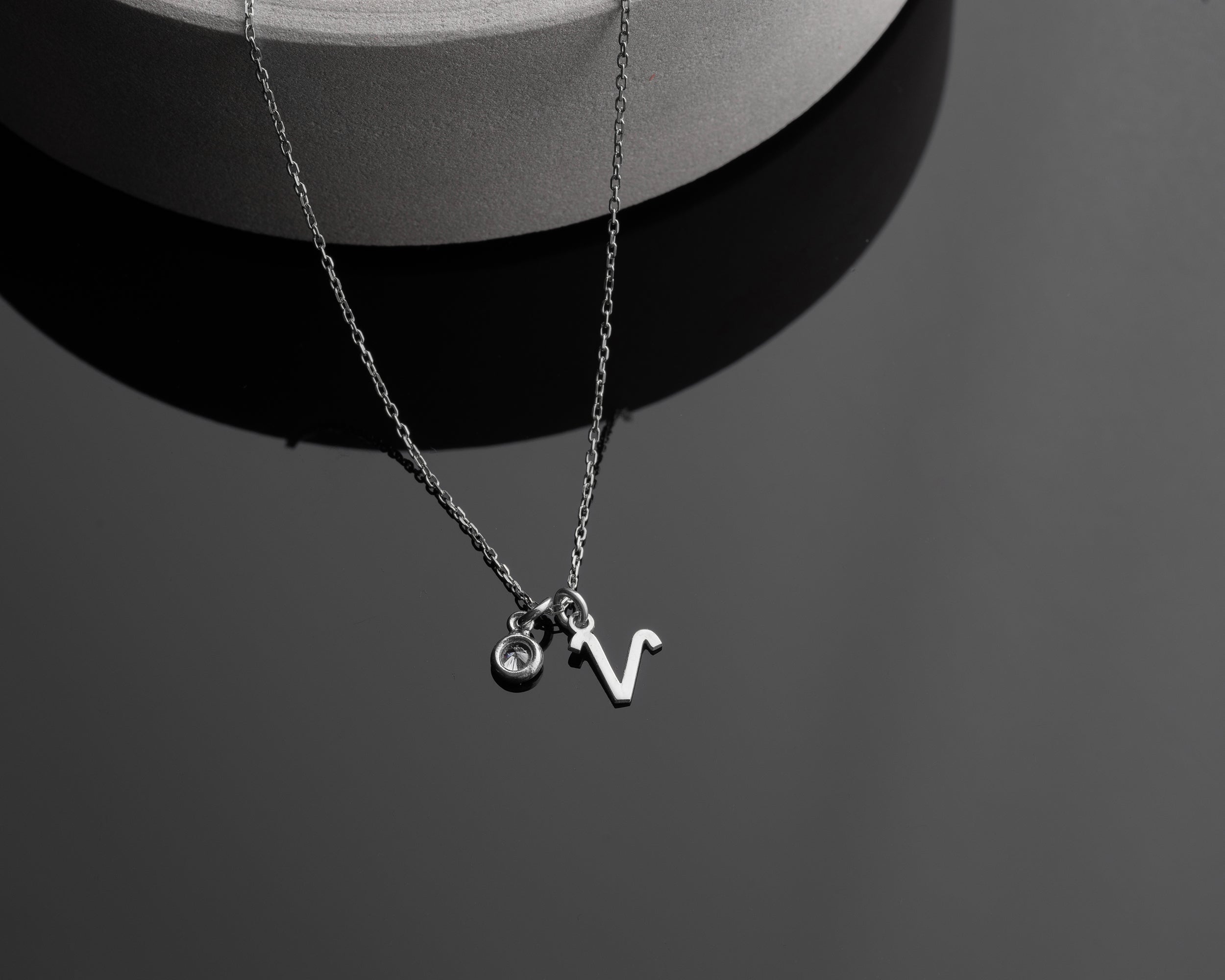Zodiac Sign and Birthstone Necklace