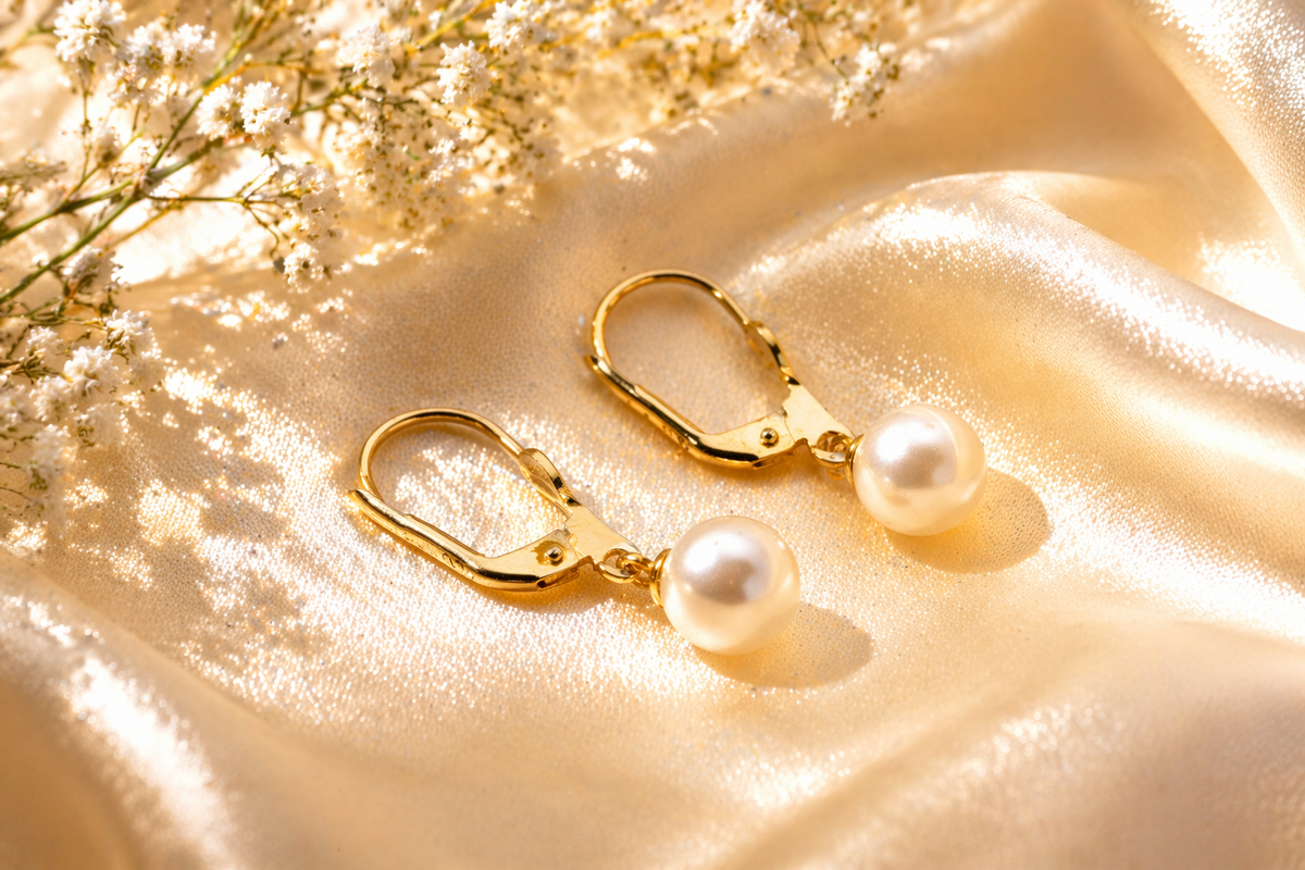 Classic Pearl Drop Earrings