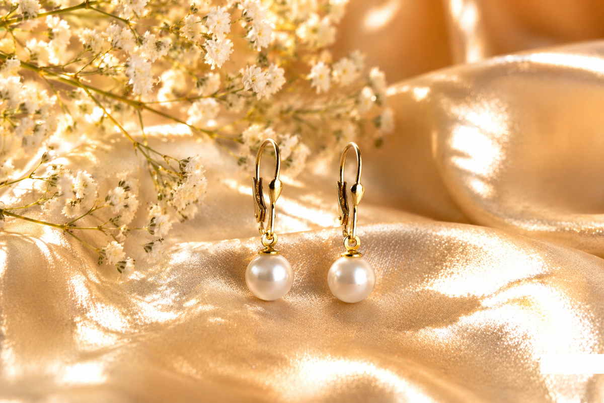 Classic Pearl Drop Earrings