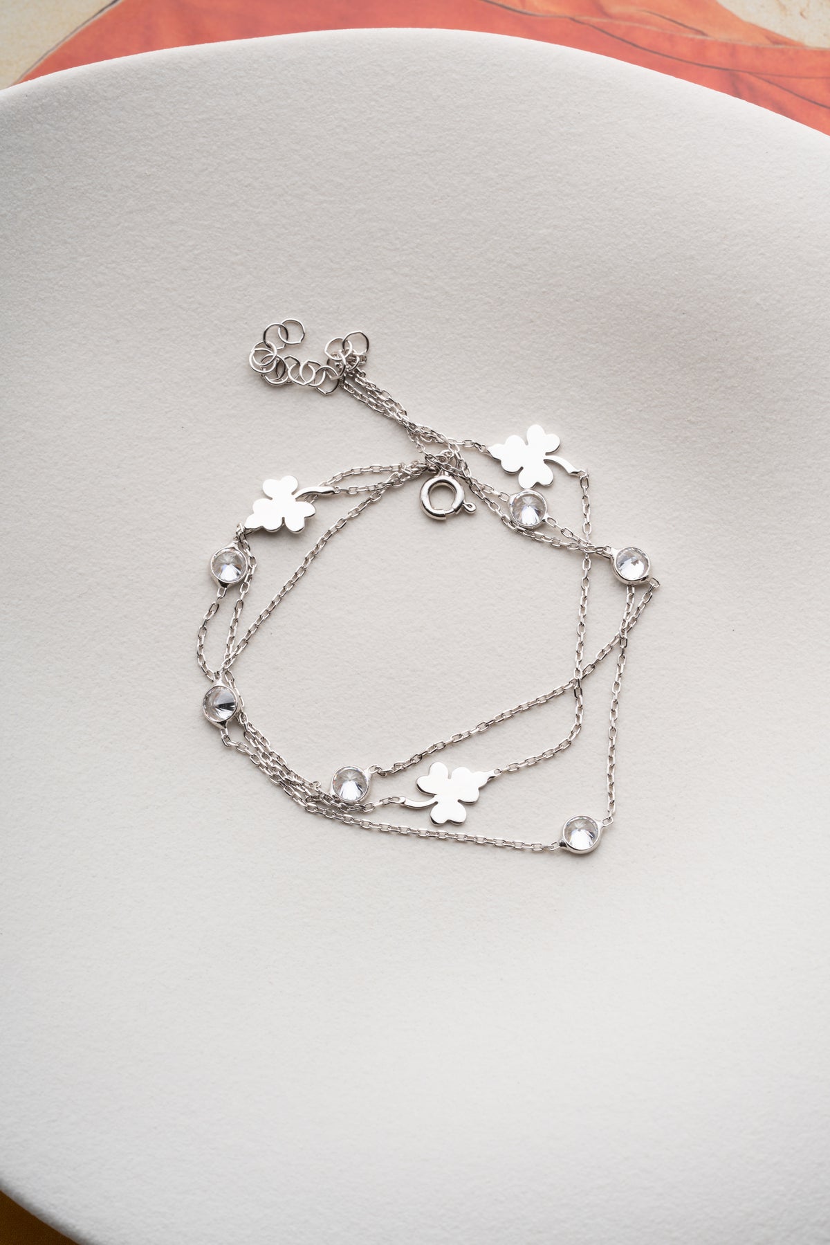 Layered Butterfly Charm Bracelet