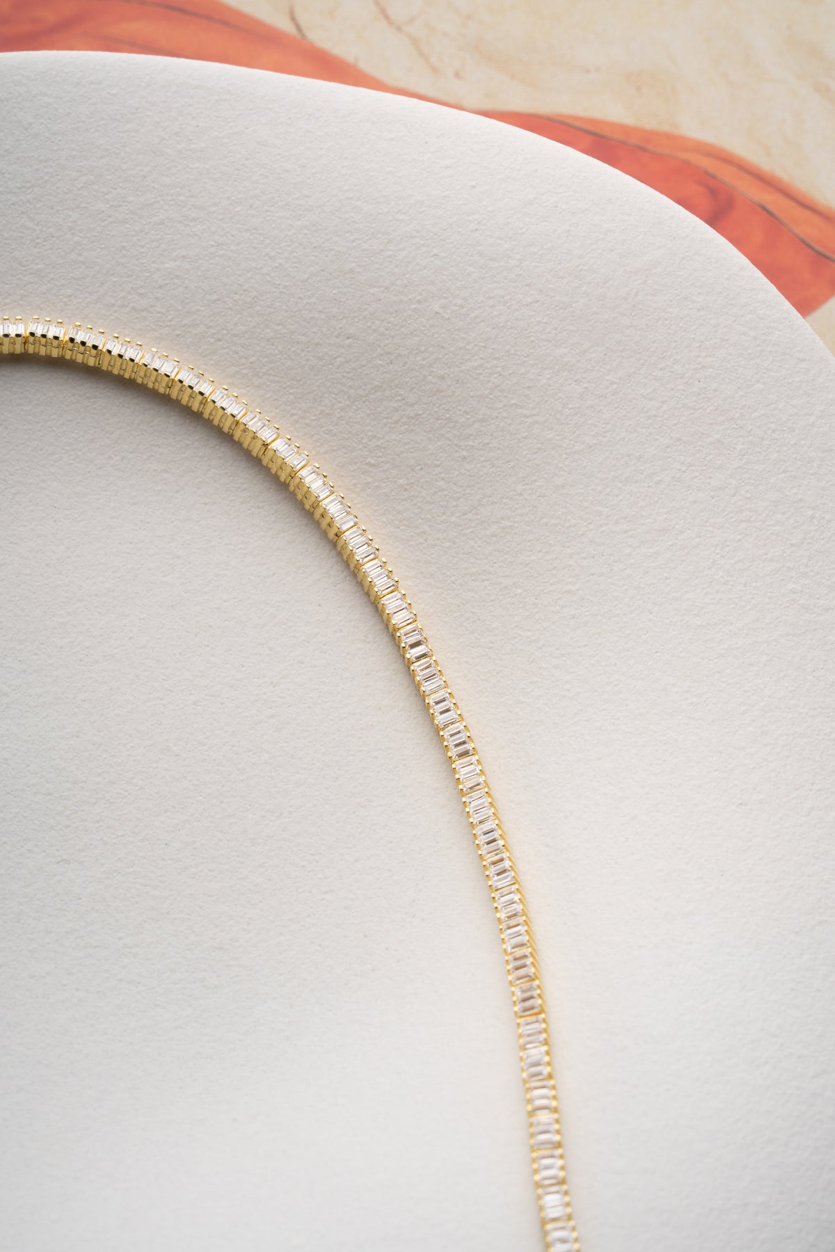 Baguette Crystal Tennis Bracelet
