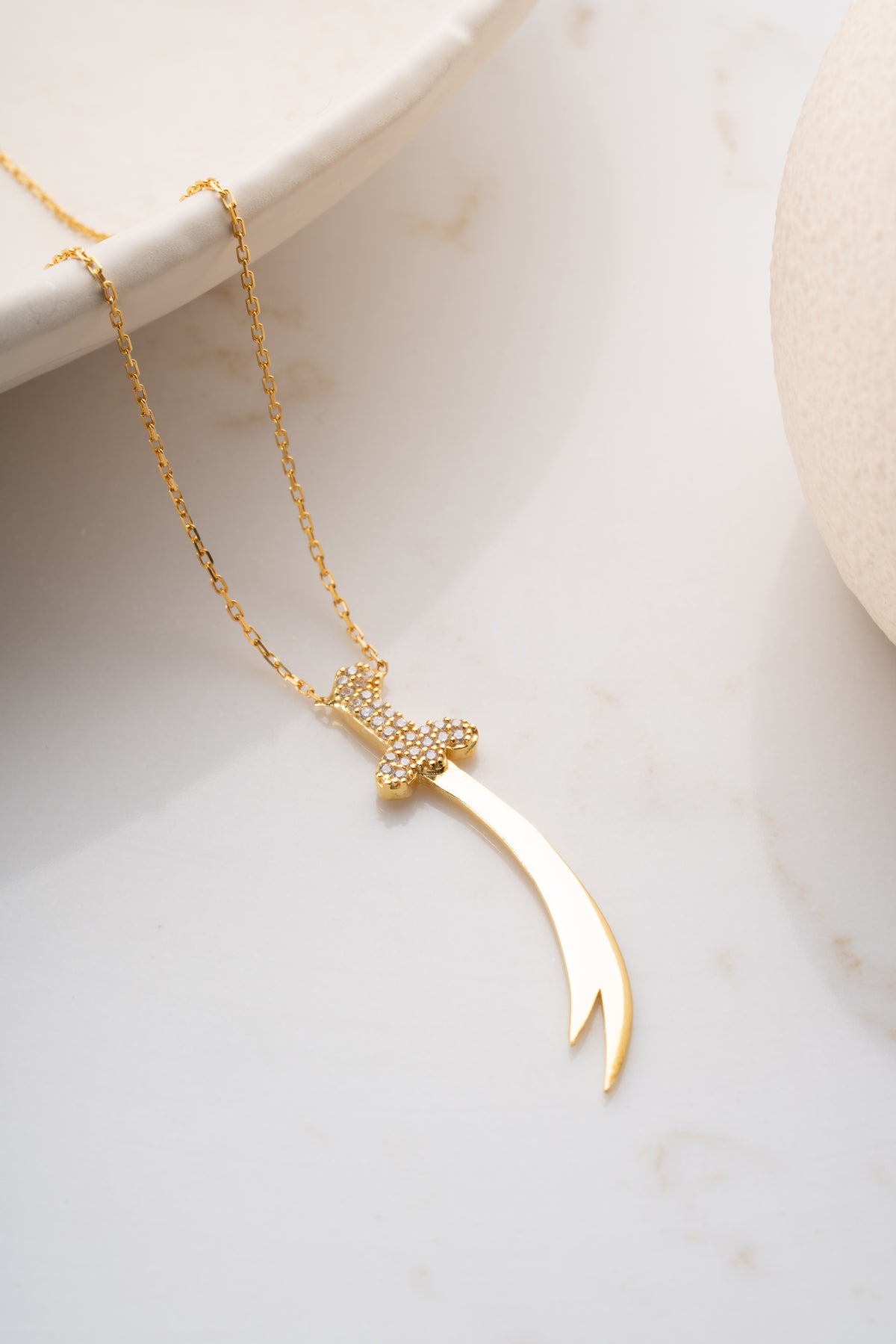 Zulfiqar Sword Pendant Necklace