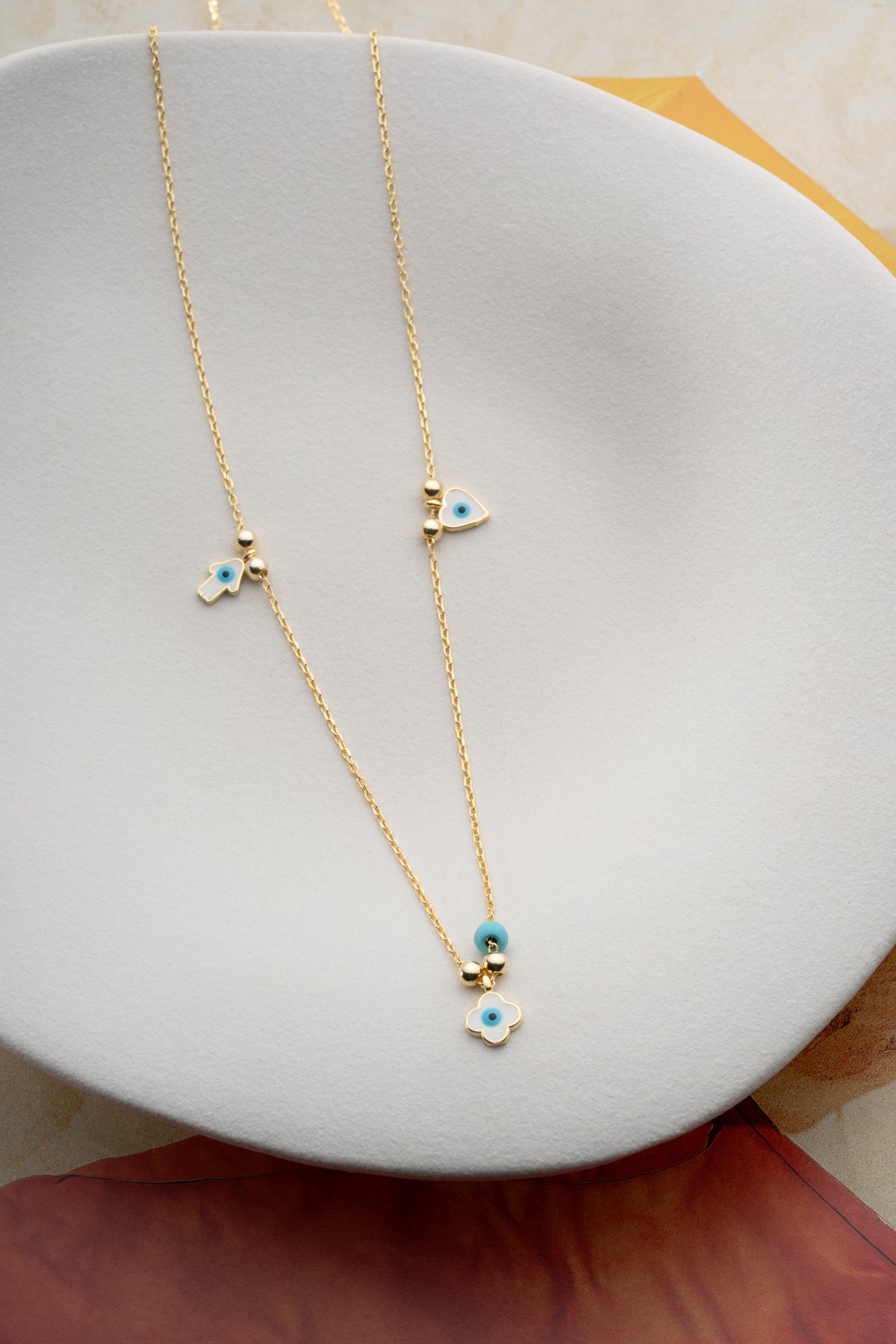 Evil Eye Lucky Charms Necklace