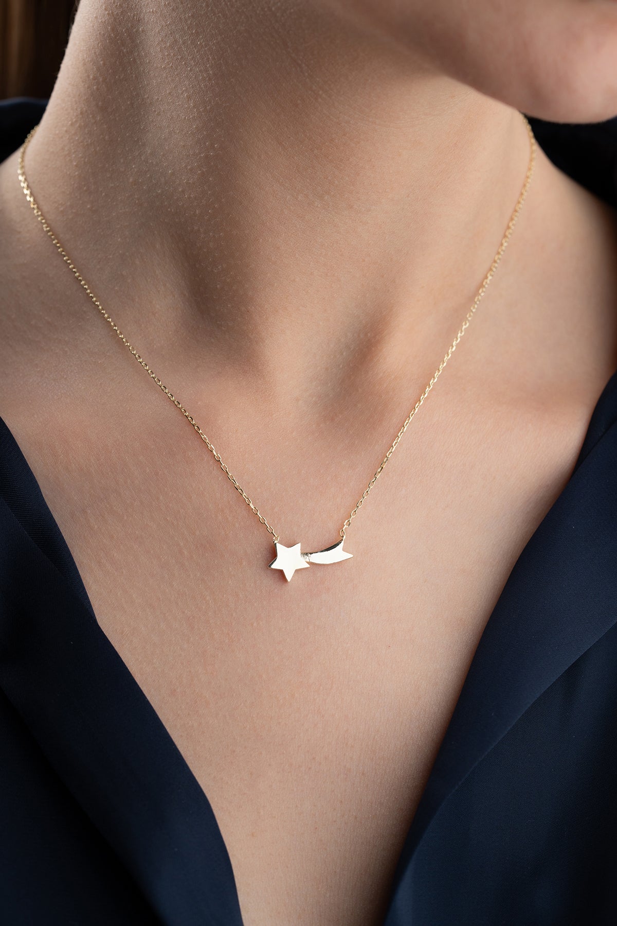 Star and Shooting Star Necklace