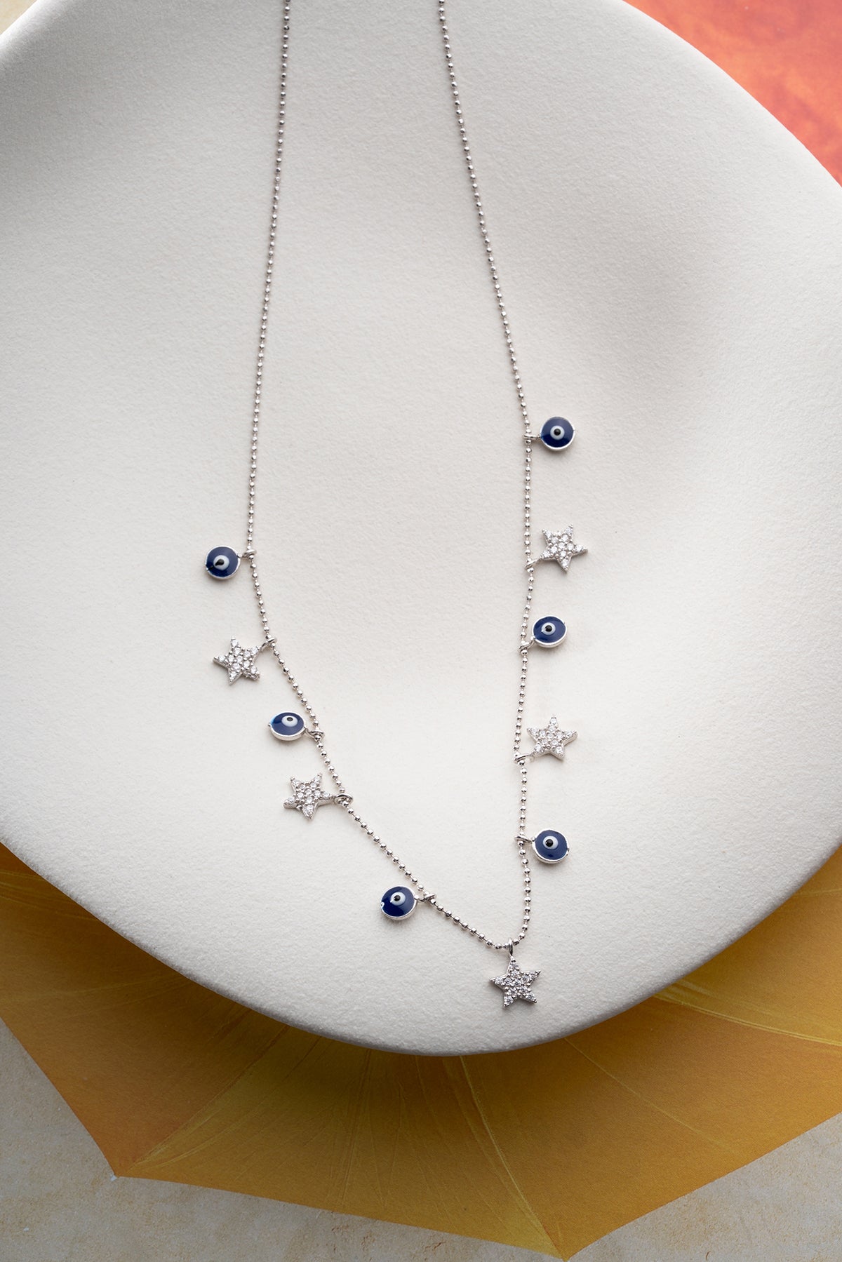 Evil Eye Star Charm Necklace