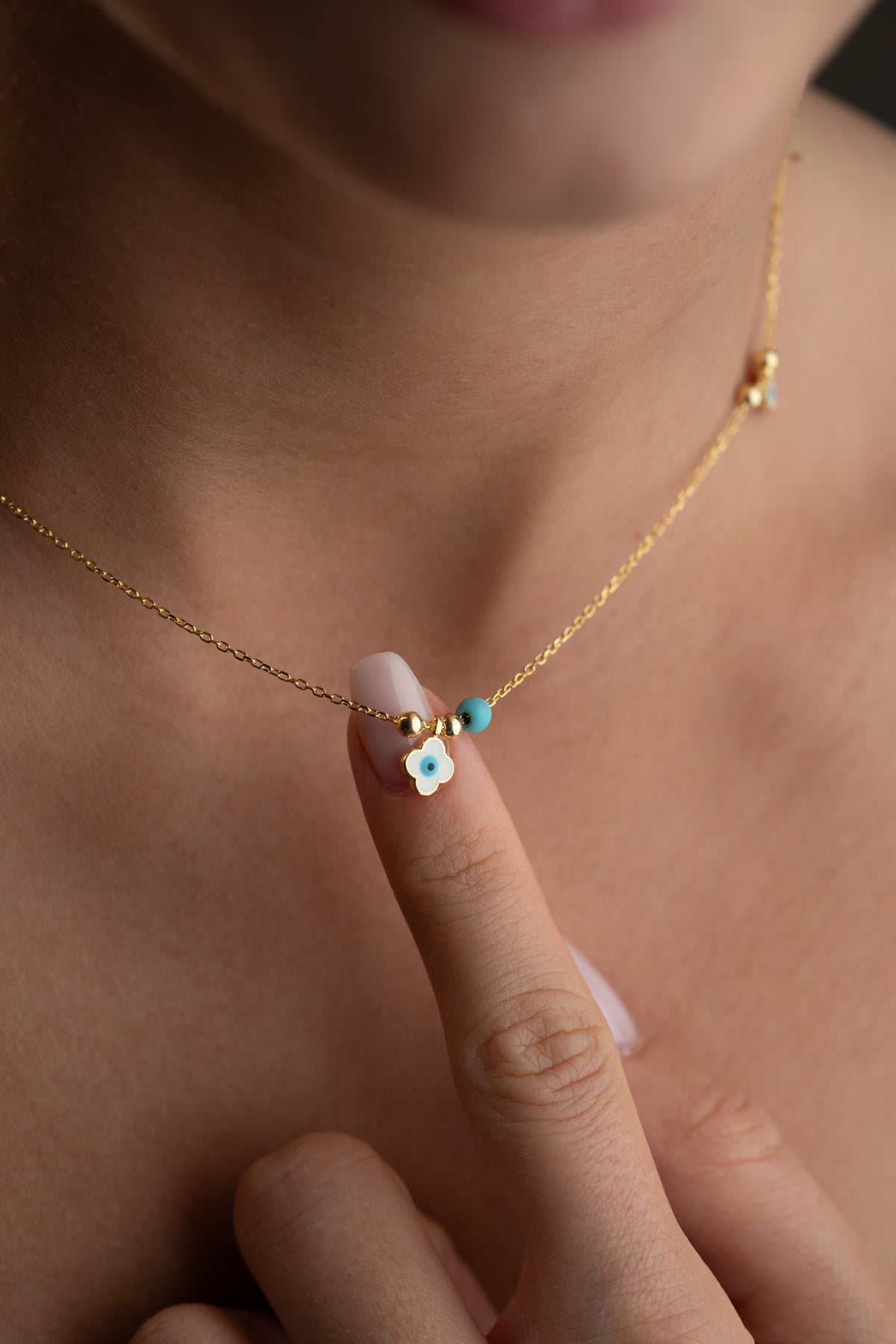 Evil Eye Lucky Charms Necklace