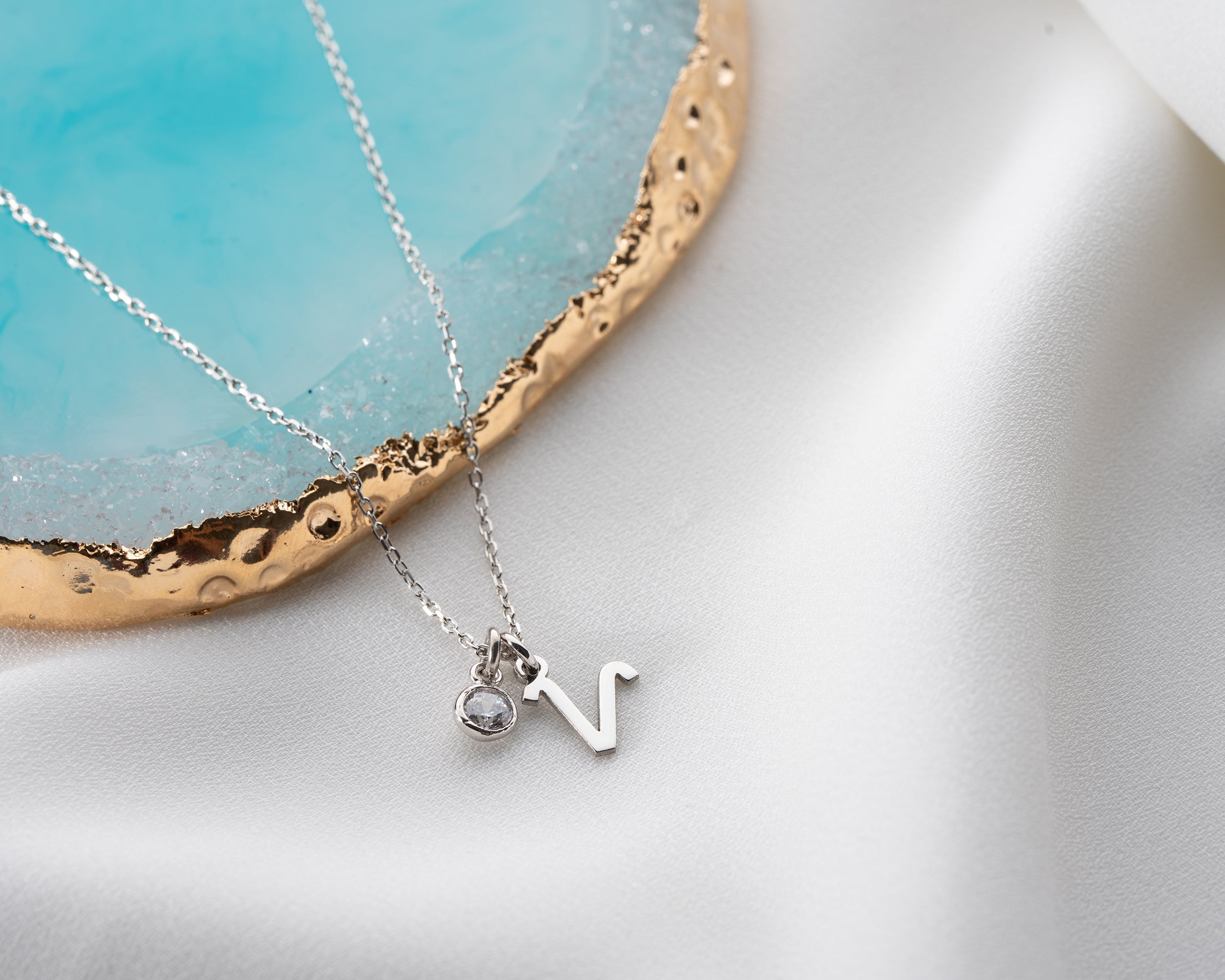 Zodiac Sign and Birthstone Necklace