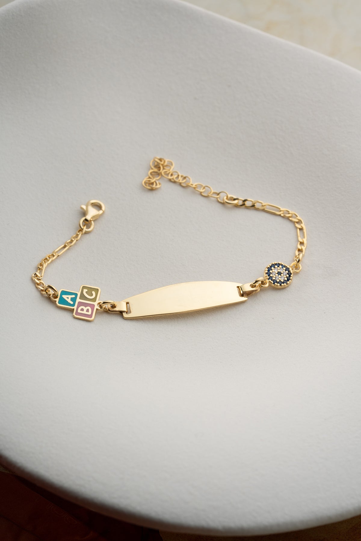 Custom Baby ID Bracelet with Name and Date