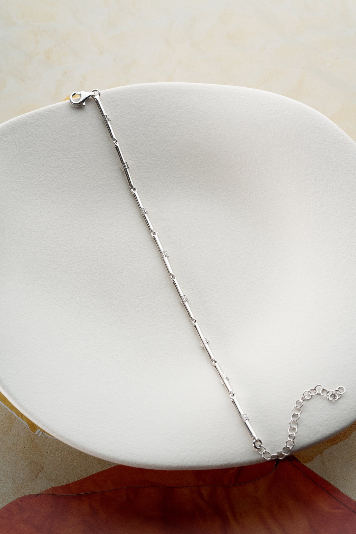 Pave Crystal Bar Link Bracelet