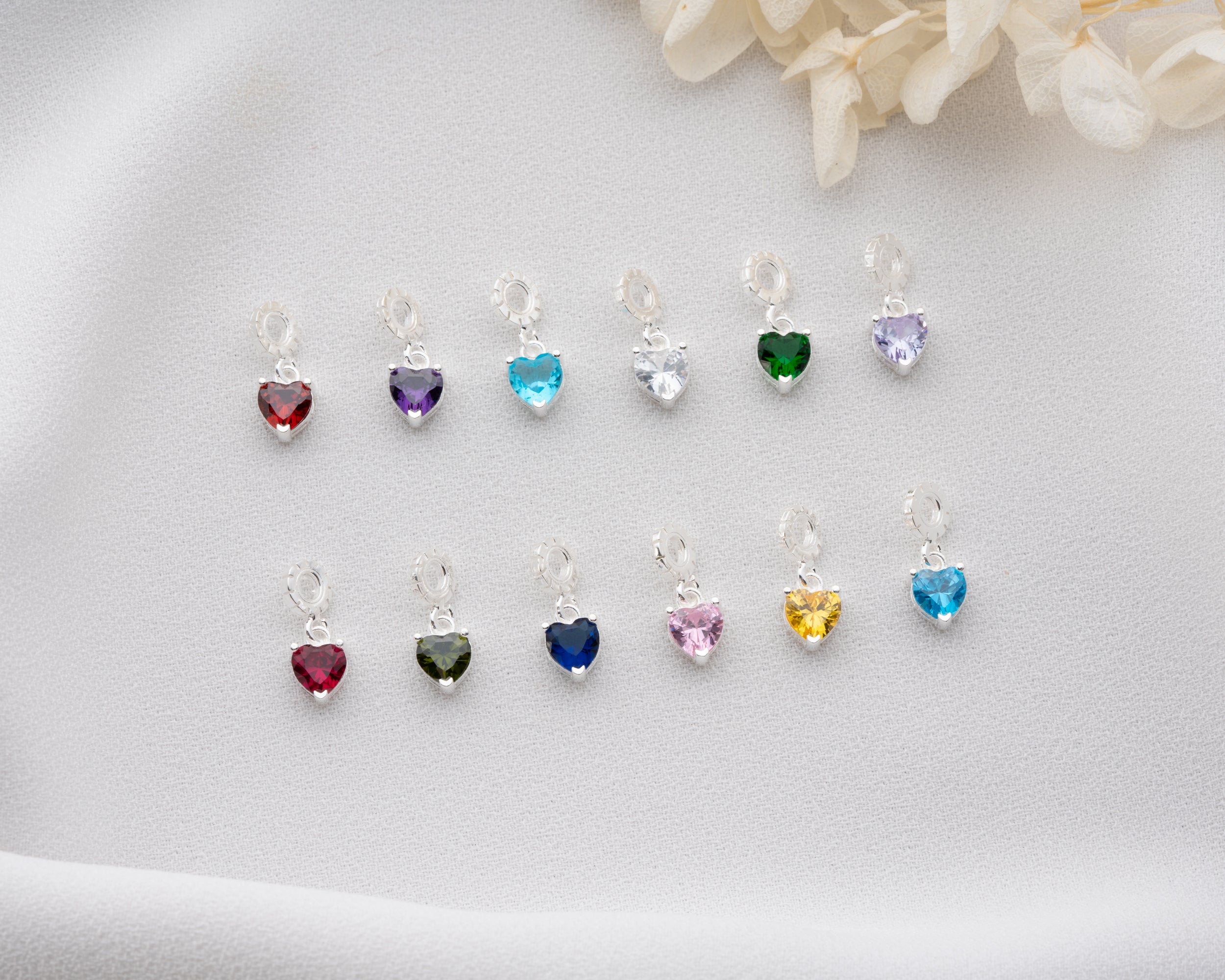 Custom Birthstone Dangle Charm