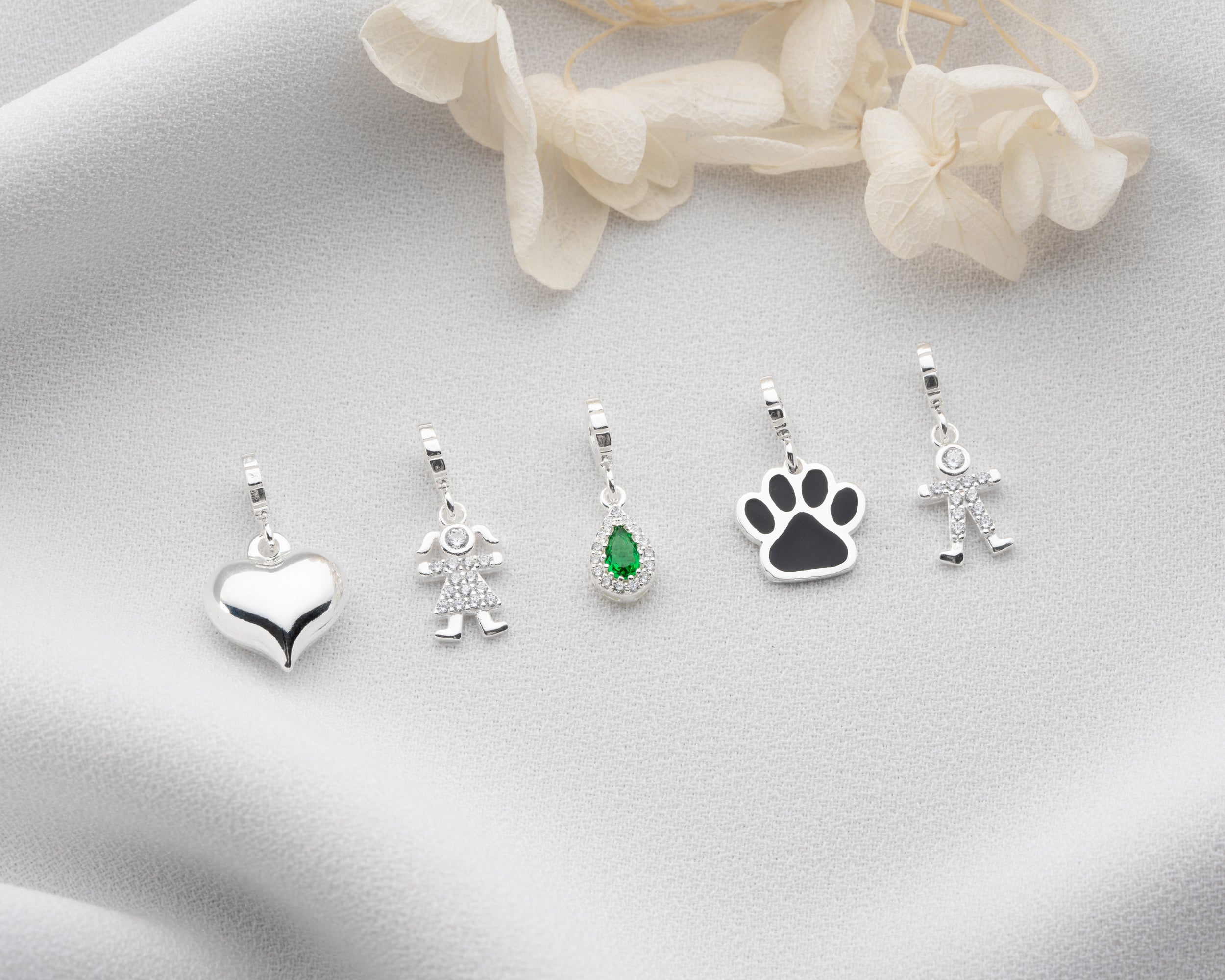 Custom Birthstone Dangle Charm