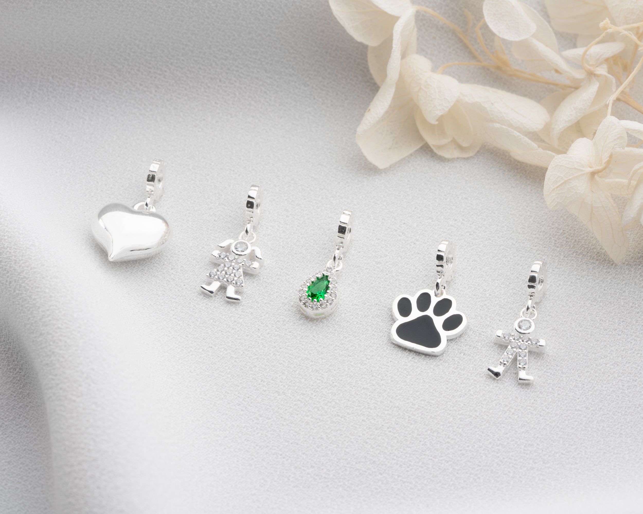 Custom Birthstone Dangle Charm