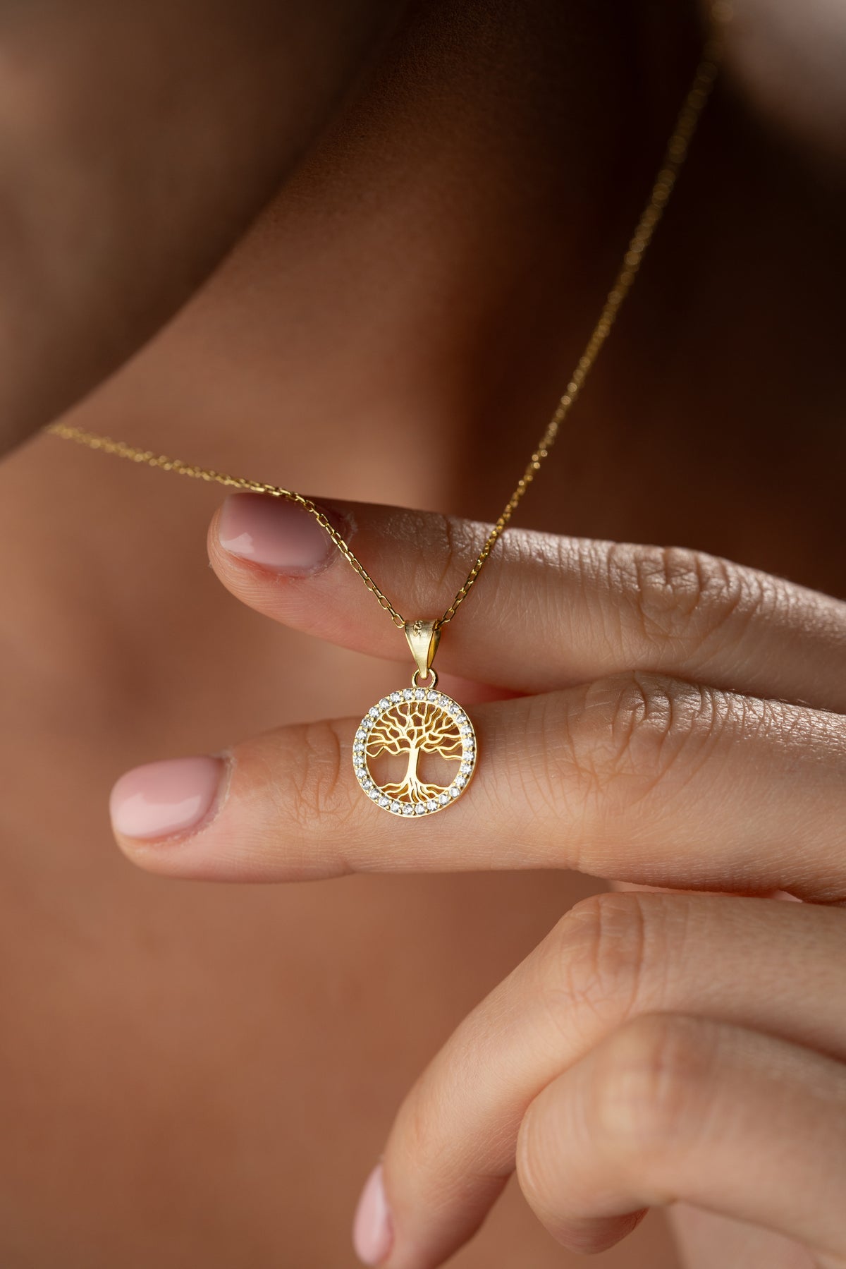 Small Tree of Life Pendant Necklace