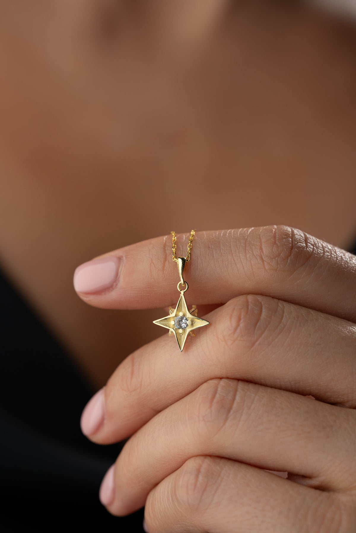Sparkling Star Charm Necklace