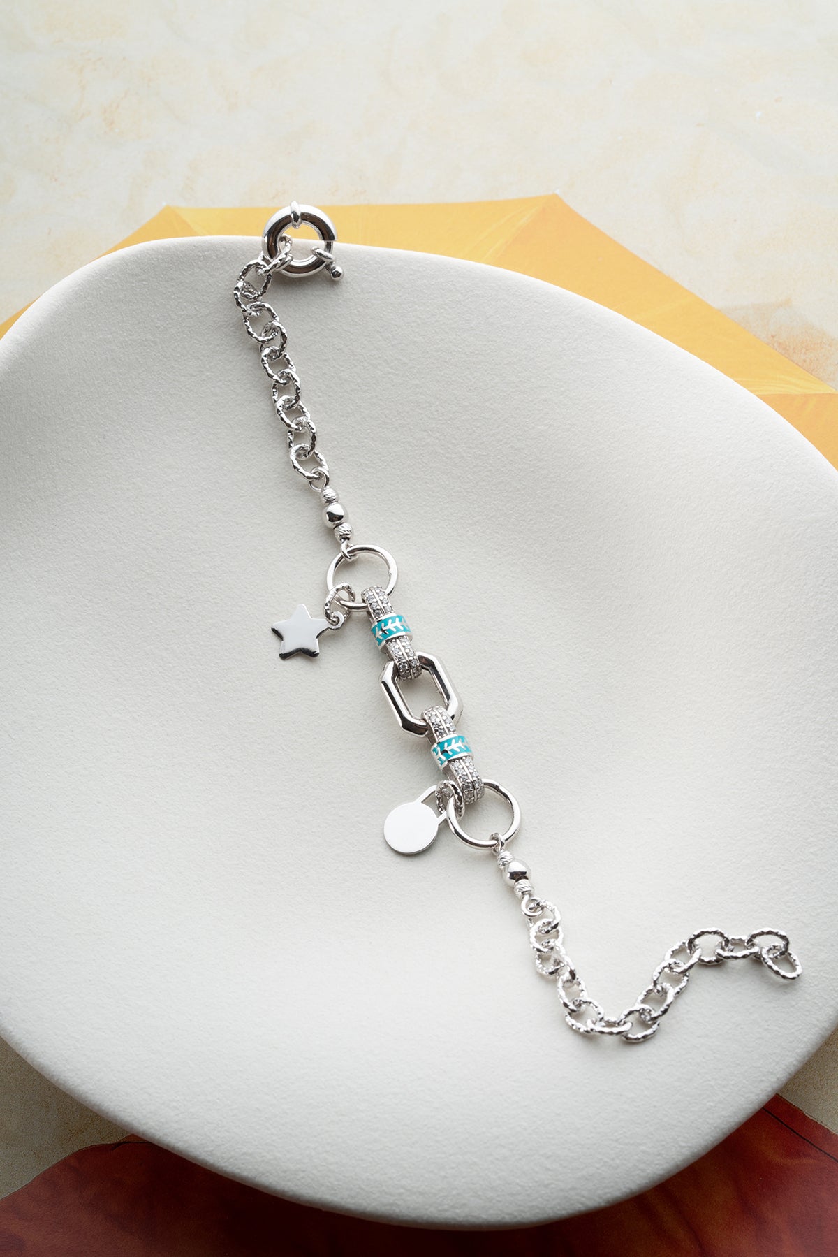 Evil Eye Star Charm Bracelet