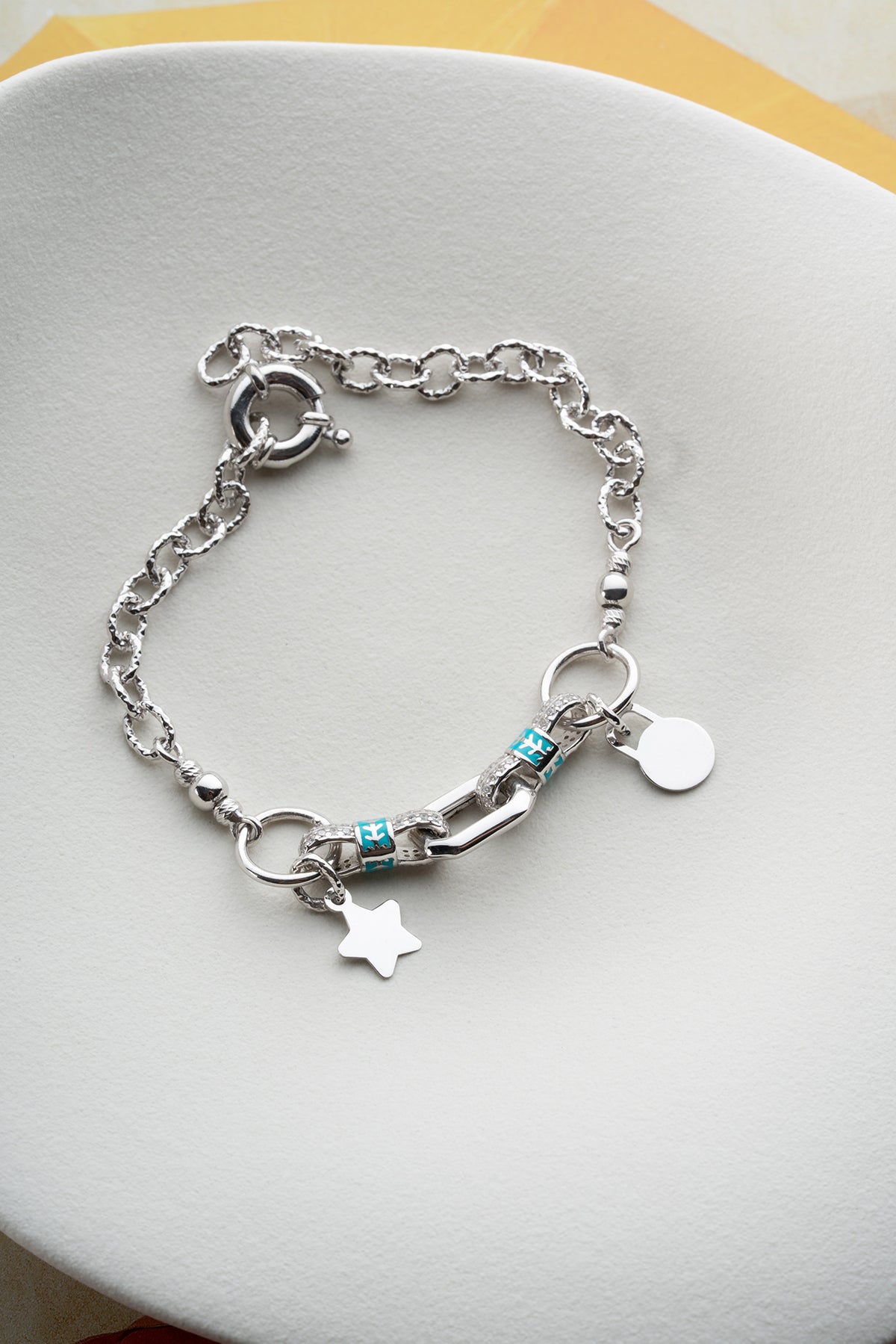 Evil Eye Star Charm Bracelet
