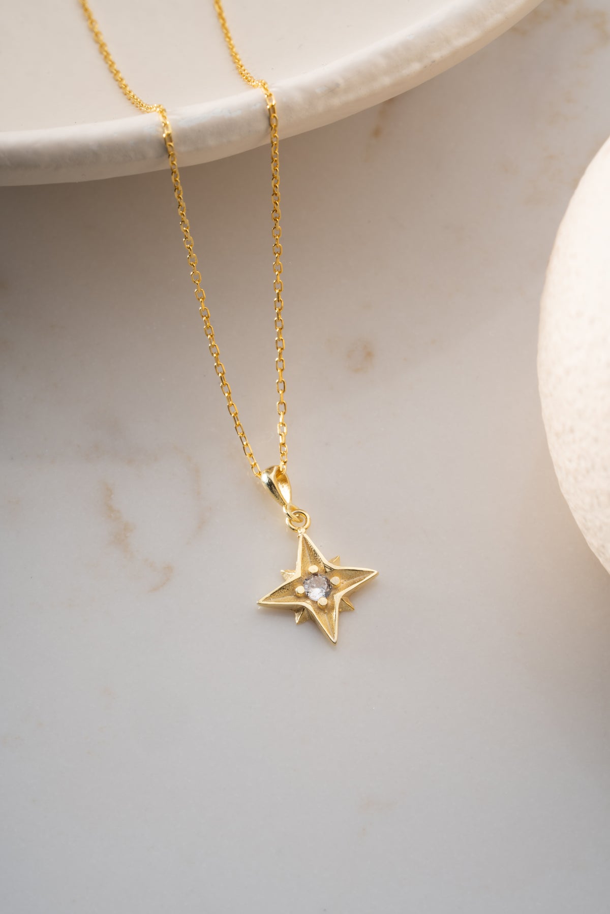 Sparkling Star Charm Necklace
