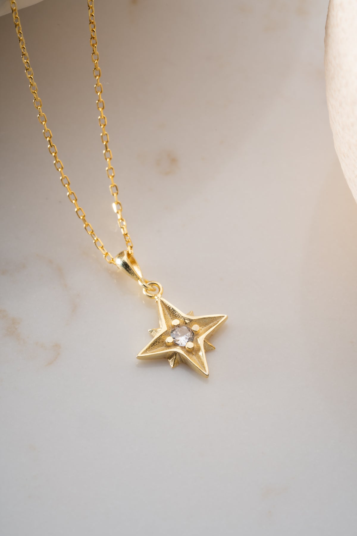 Sparkling Star Charm Necklace