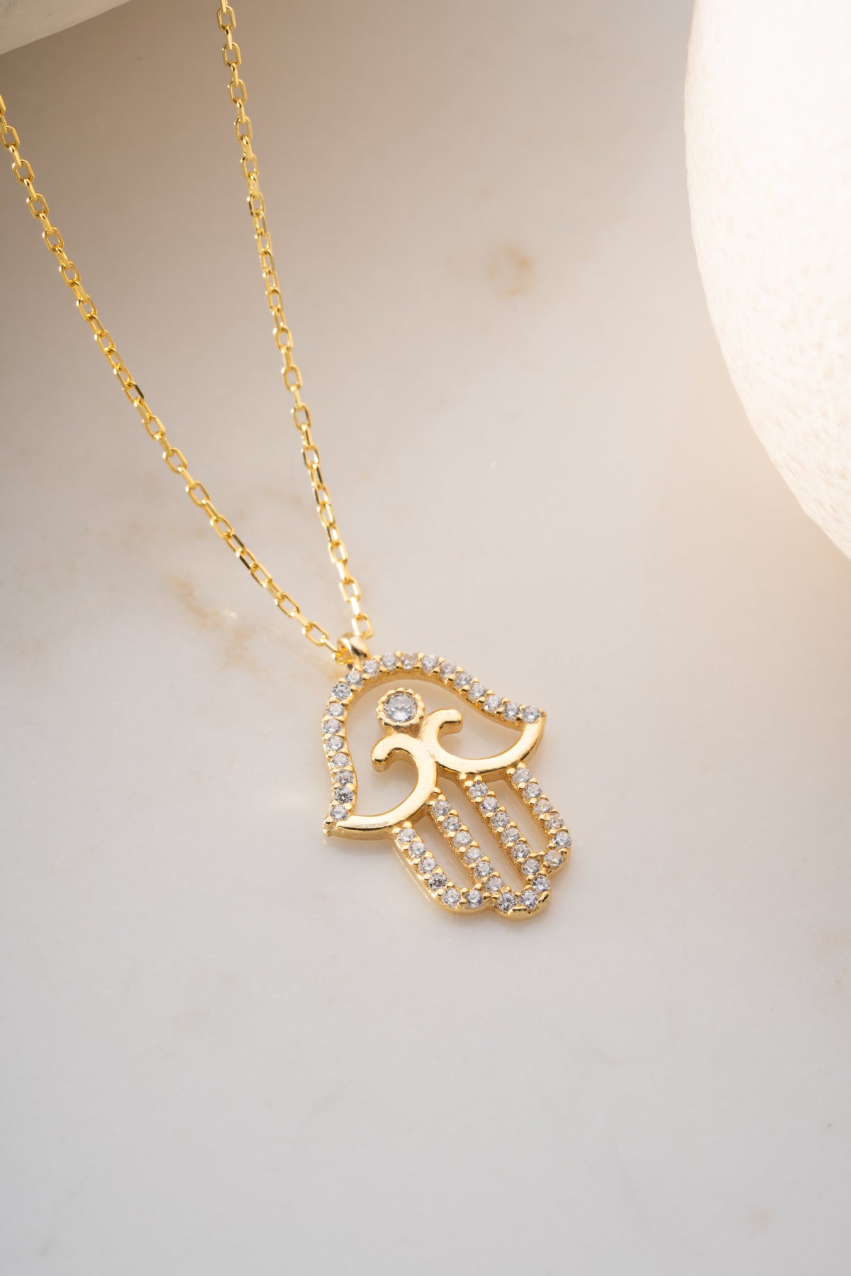 Hamsa Hand Pendant Necklace