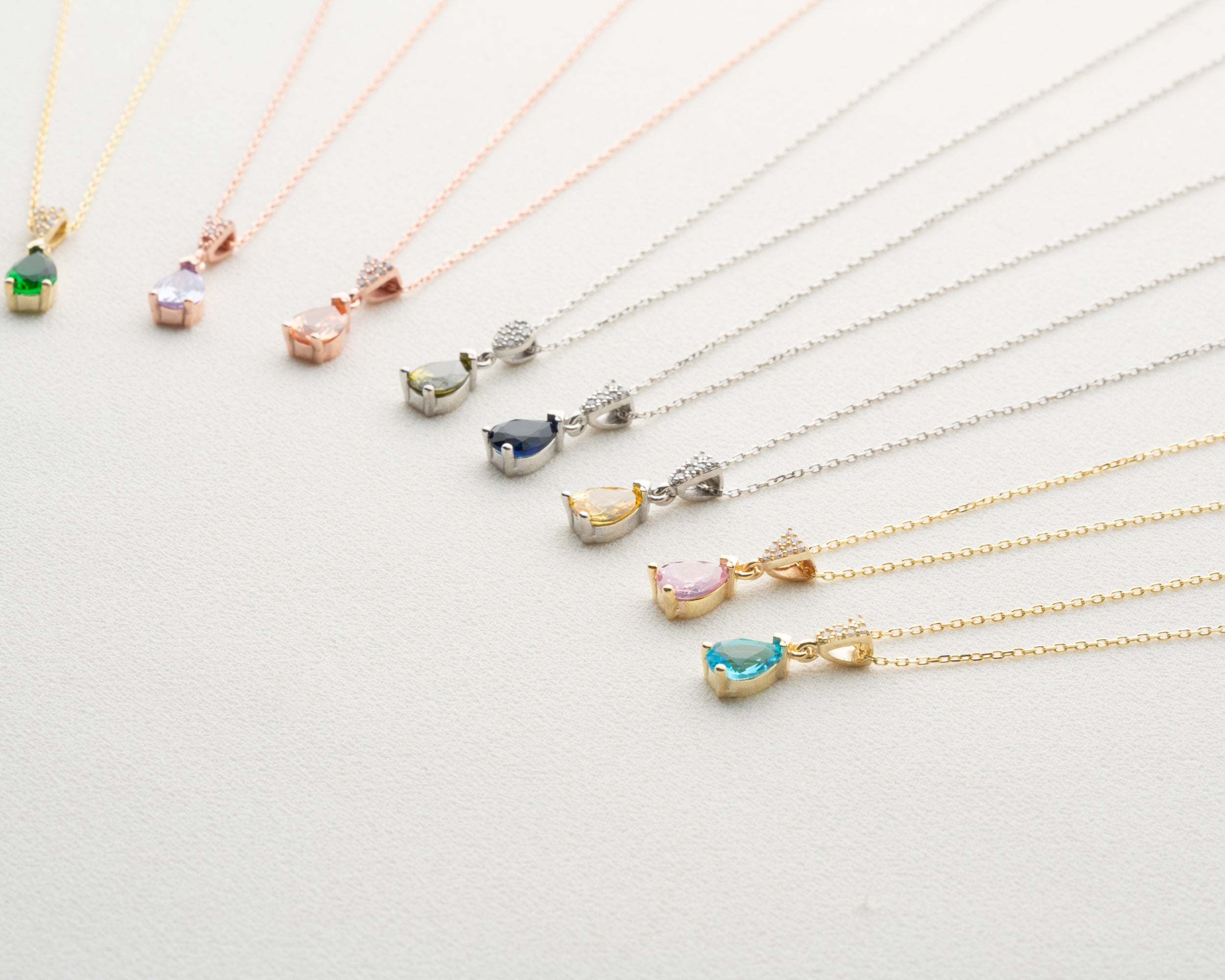 Personalized Birthstone Pendant Necklace