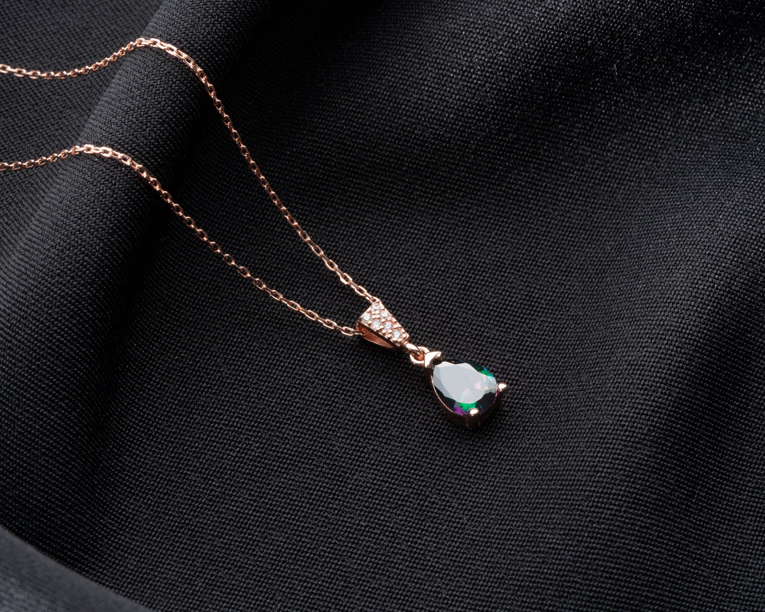 Personalized Birthstone Pendant Necklace