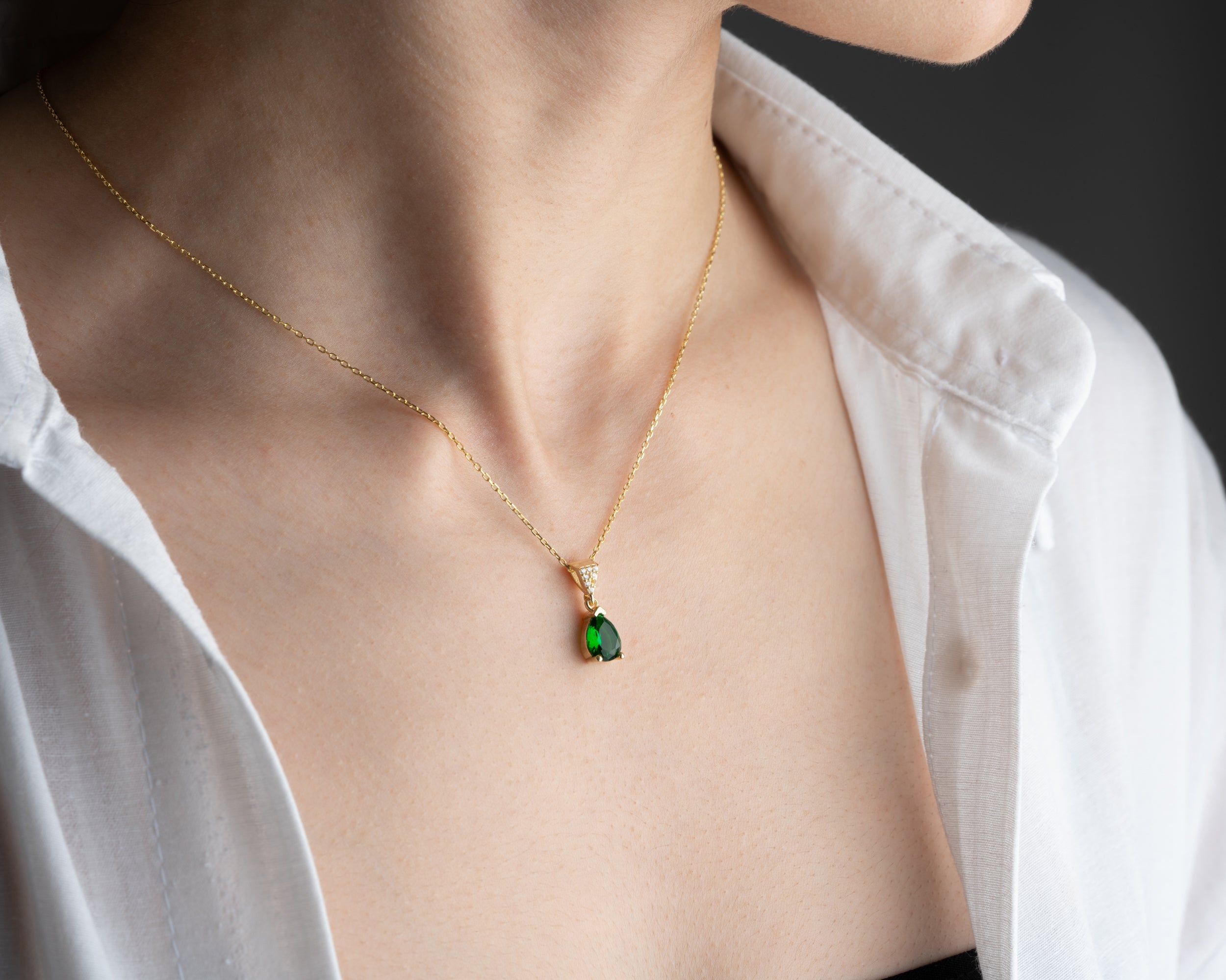 Personalized Birthstone Pendant Necklace