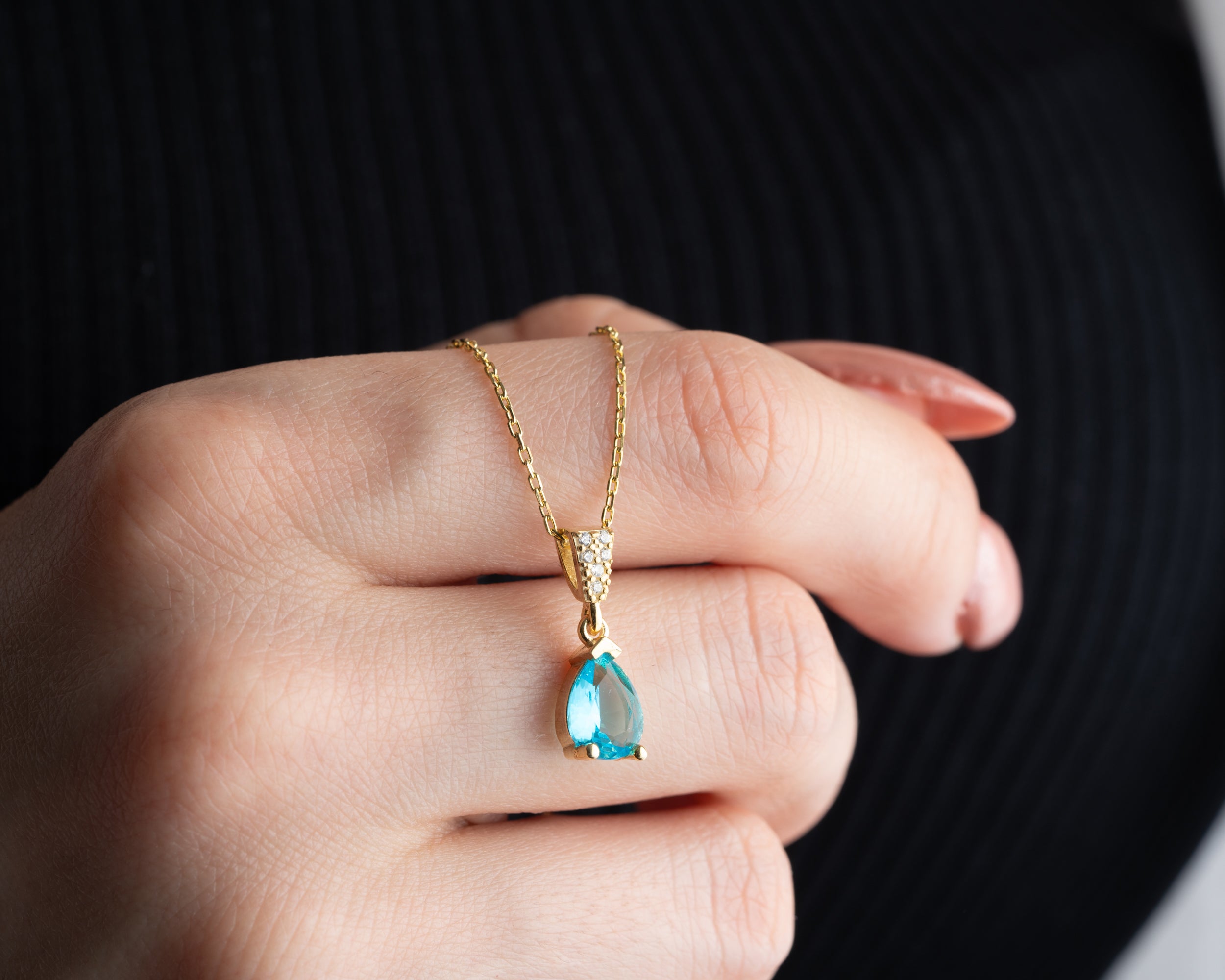 Personalized Birthstone Pendant Necklace