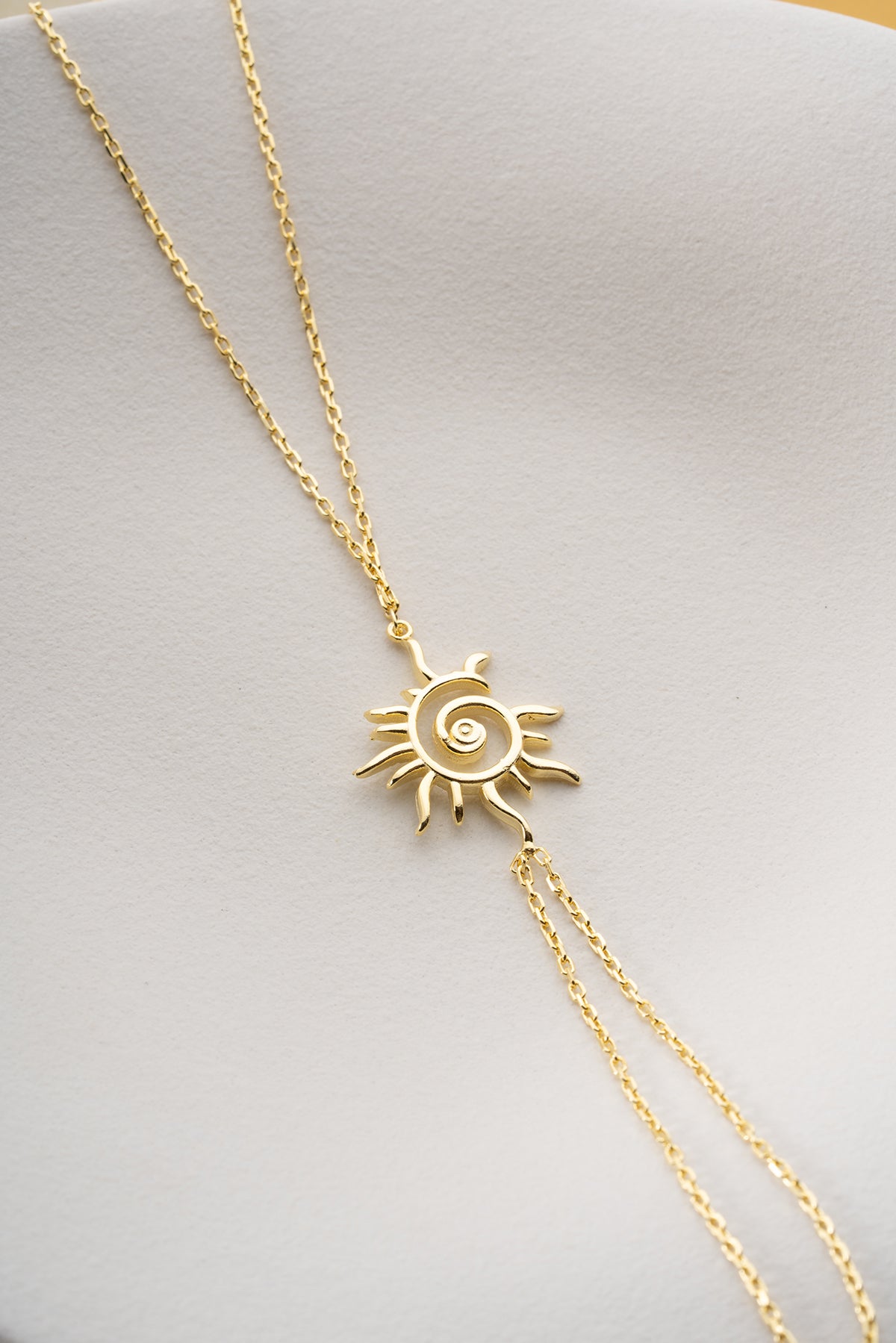 Sun Charm Hand Chain Bracelet