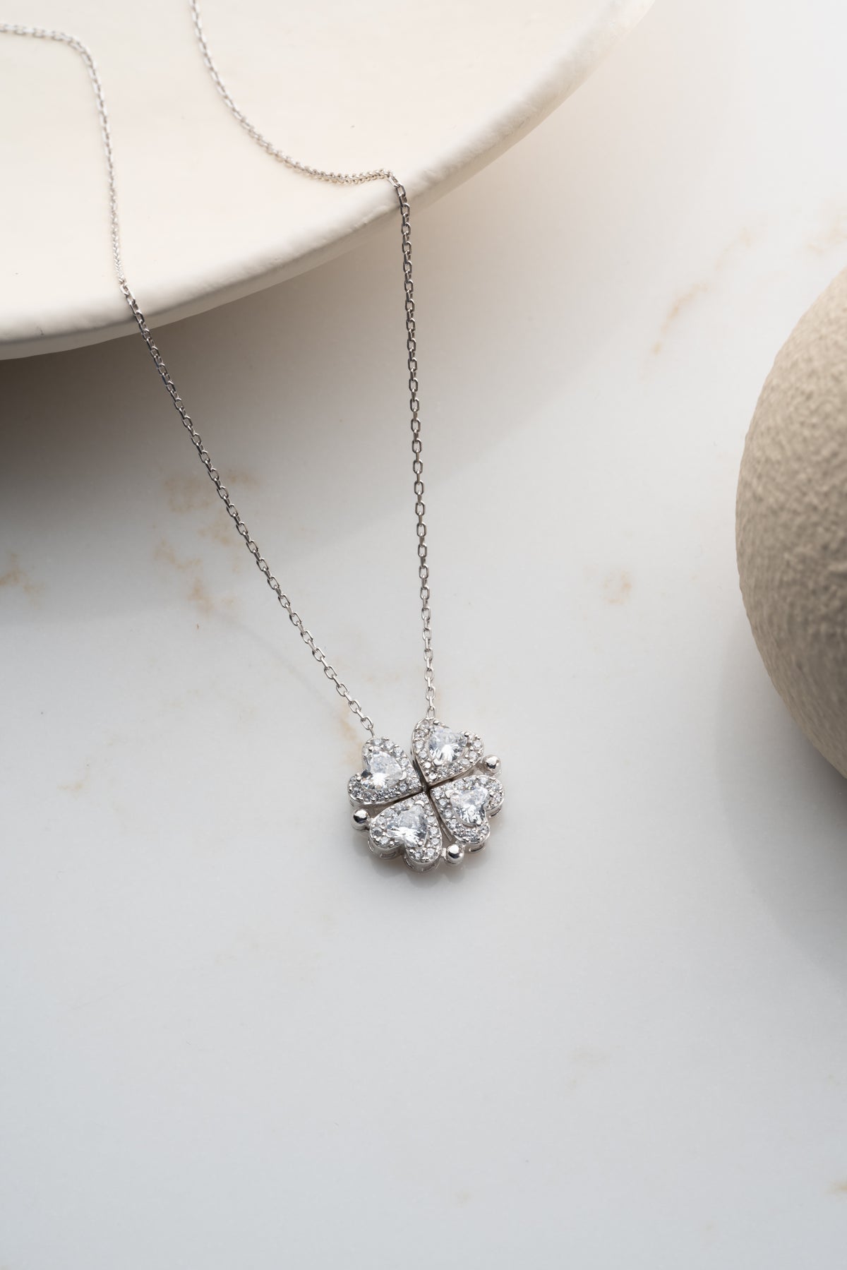 Four Leaf Clover Pendant Necklace