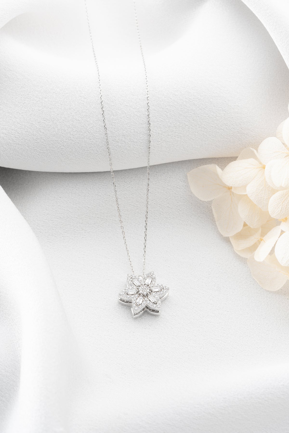 Spinner Lotus Flower Necklace