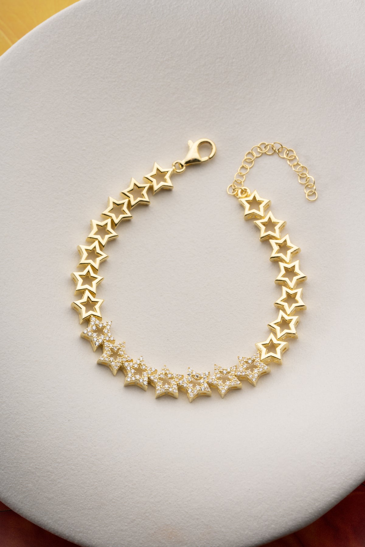 Pave Star Link Bracelet