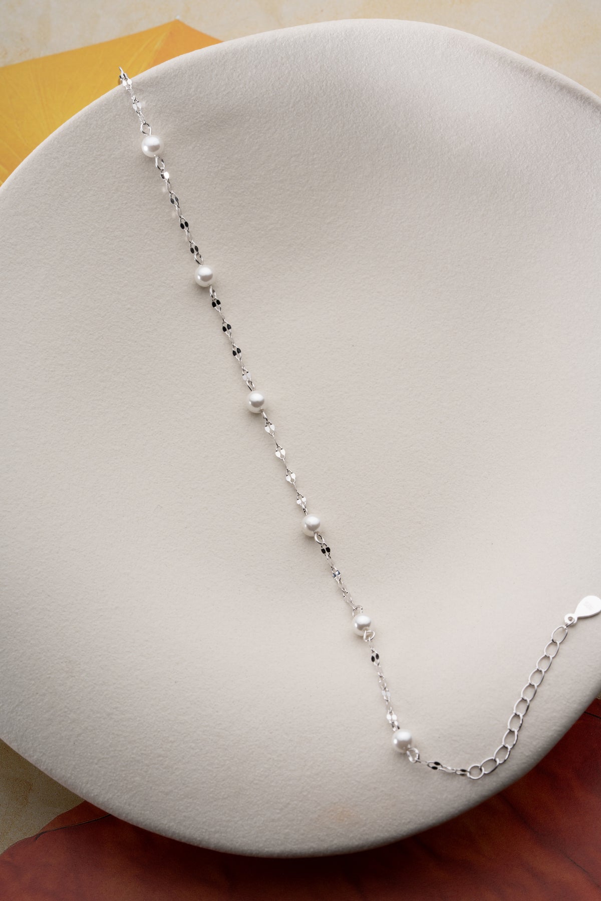 Pearl Station Chain Bracelet