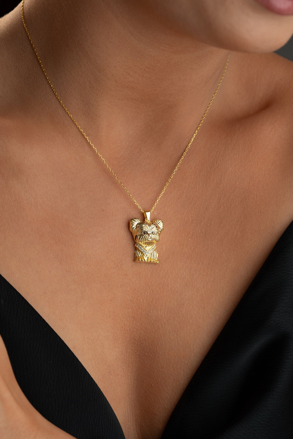 Yorkshire Terrier Dog Necklace