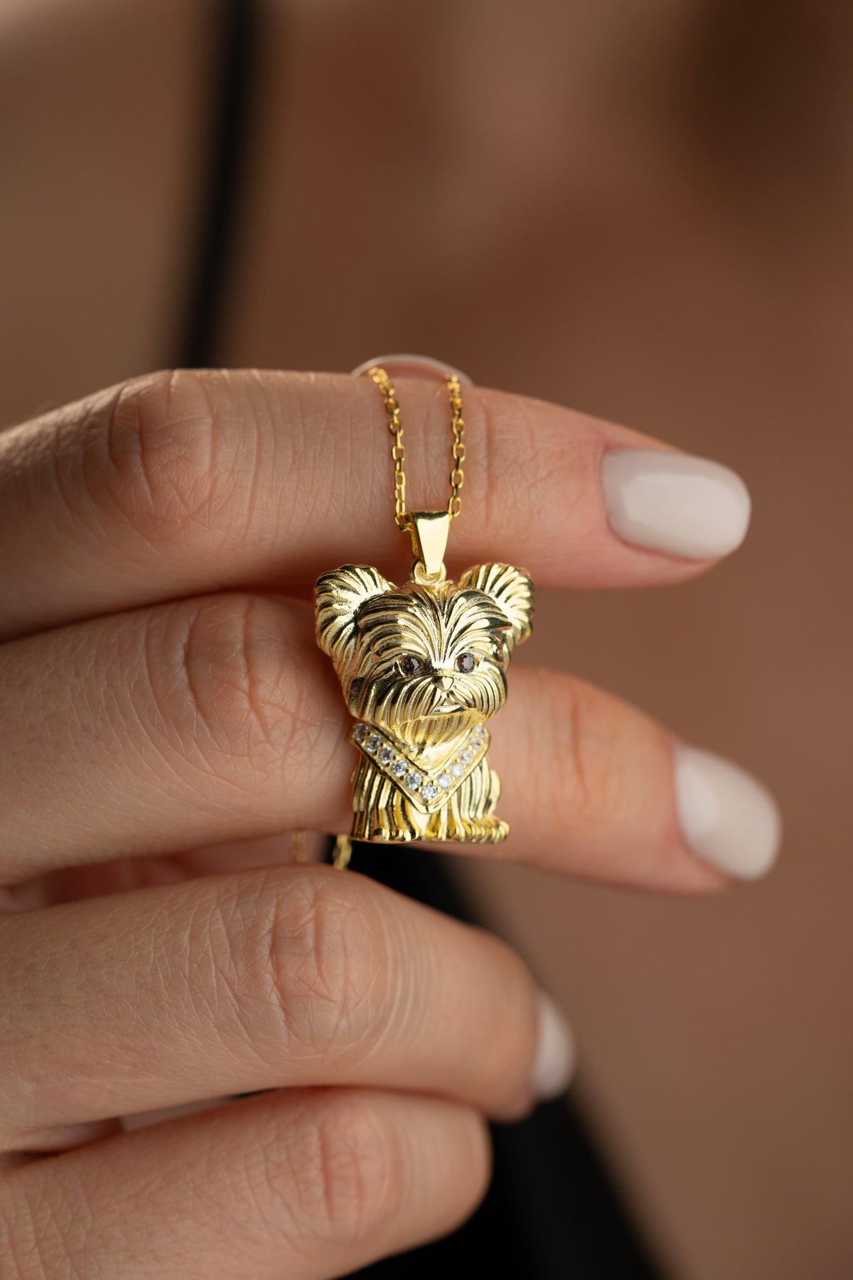 Yorkshire Terrier Dog Necklace