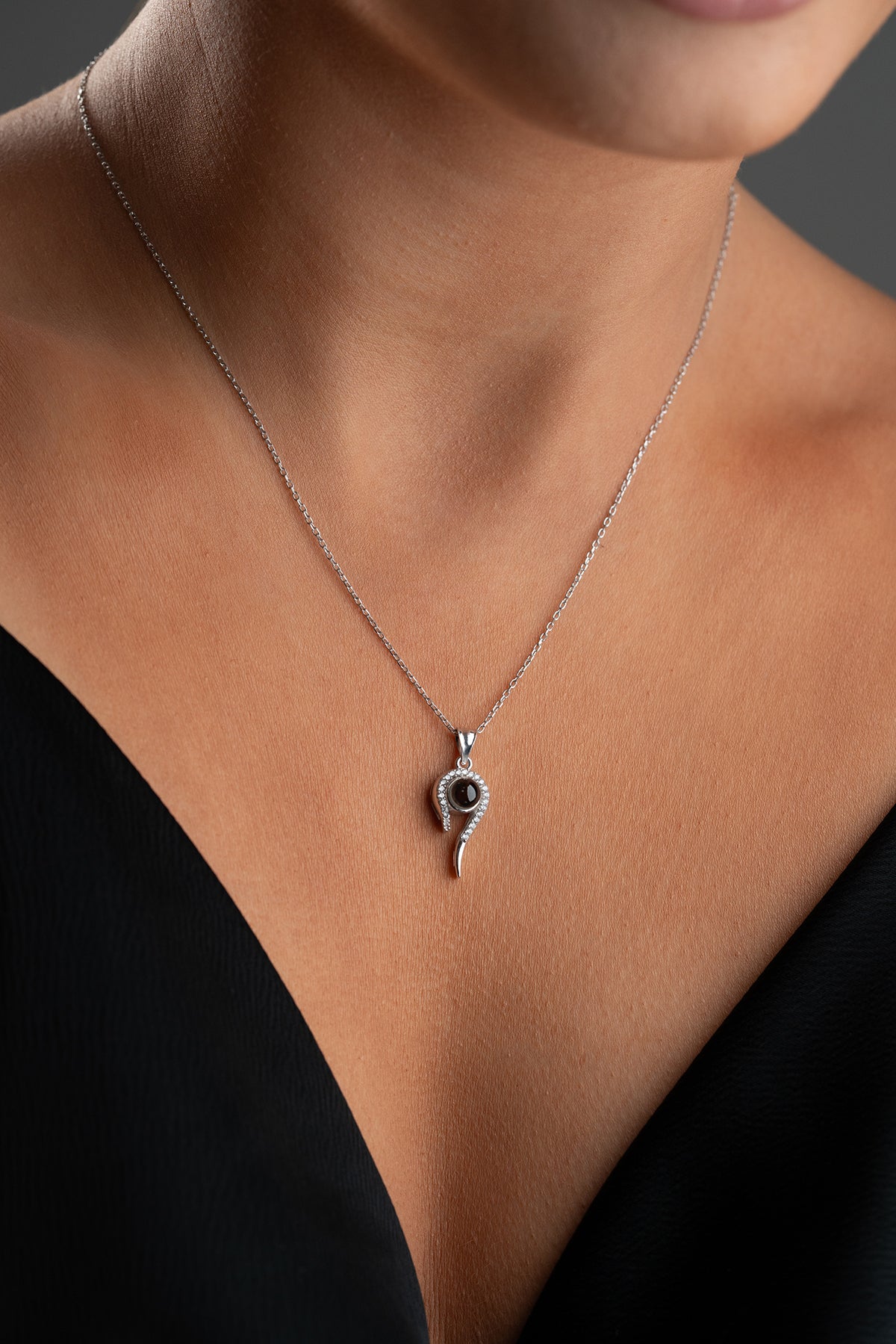 I Love You Projection Pendant Necklace