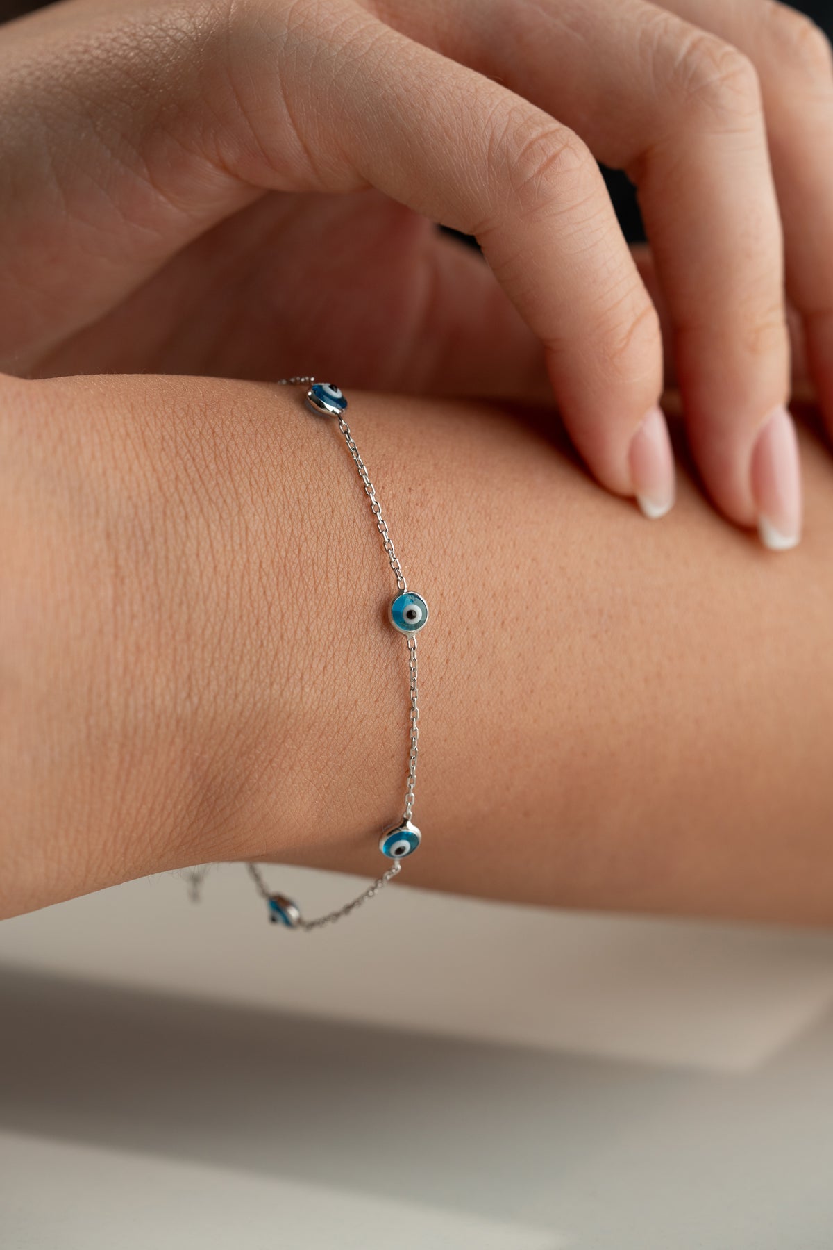 Mini Evil Eye Bead Bracelet