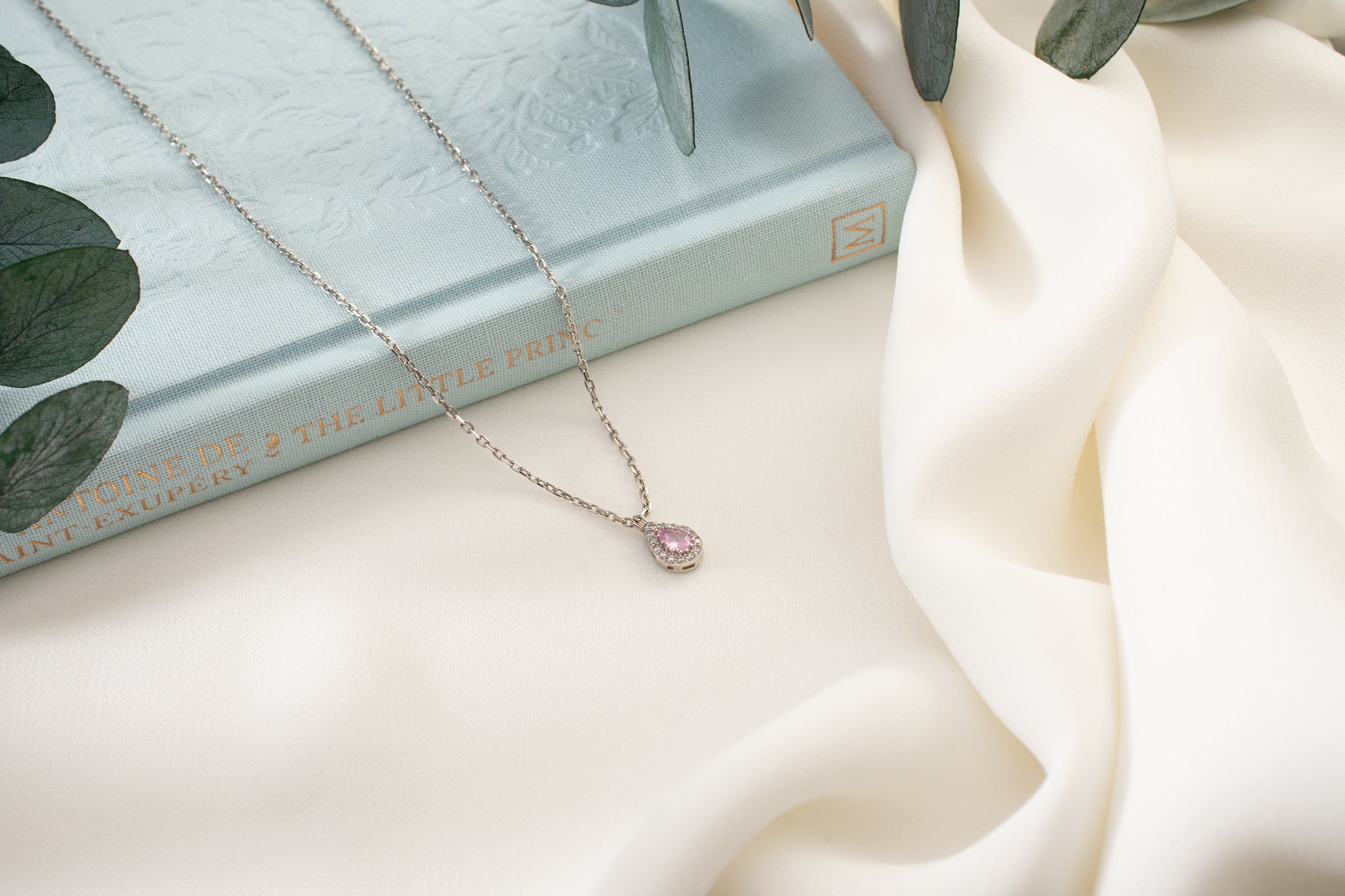 Family Birthstone Curved Bar Necklace