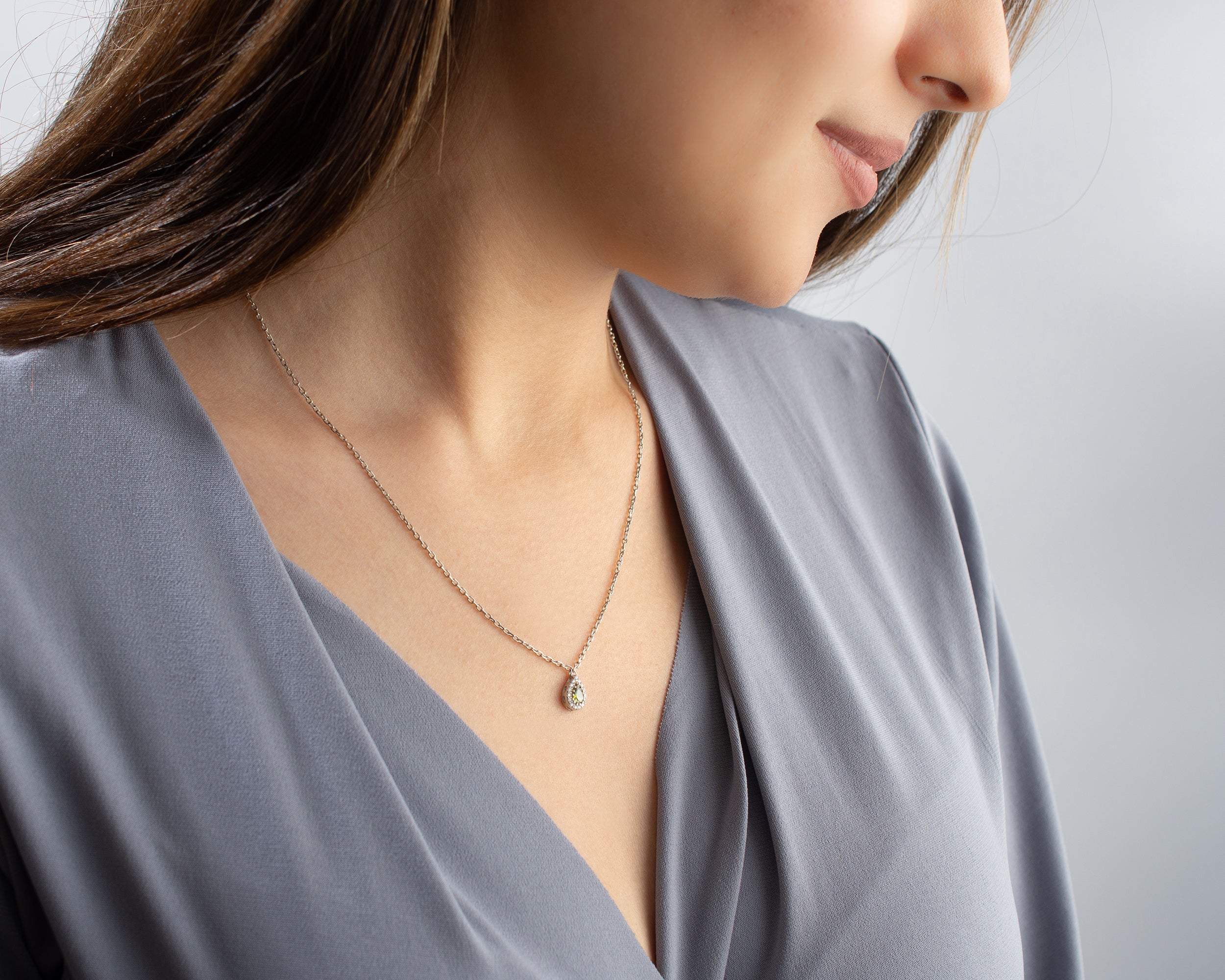 Family Birthstone Curved Bar Necklace