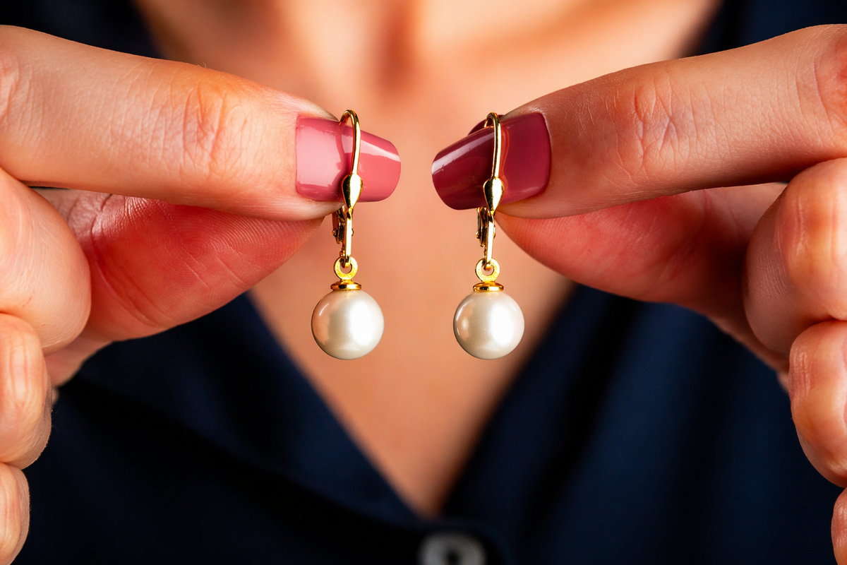 Classic Pearl Drop Earrings