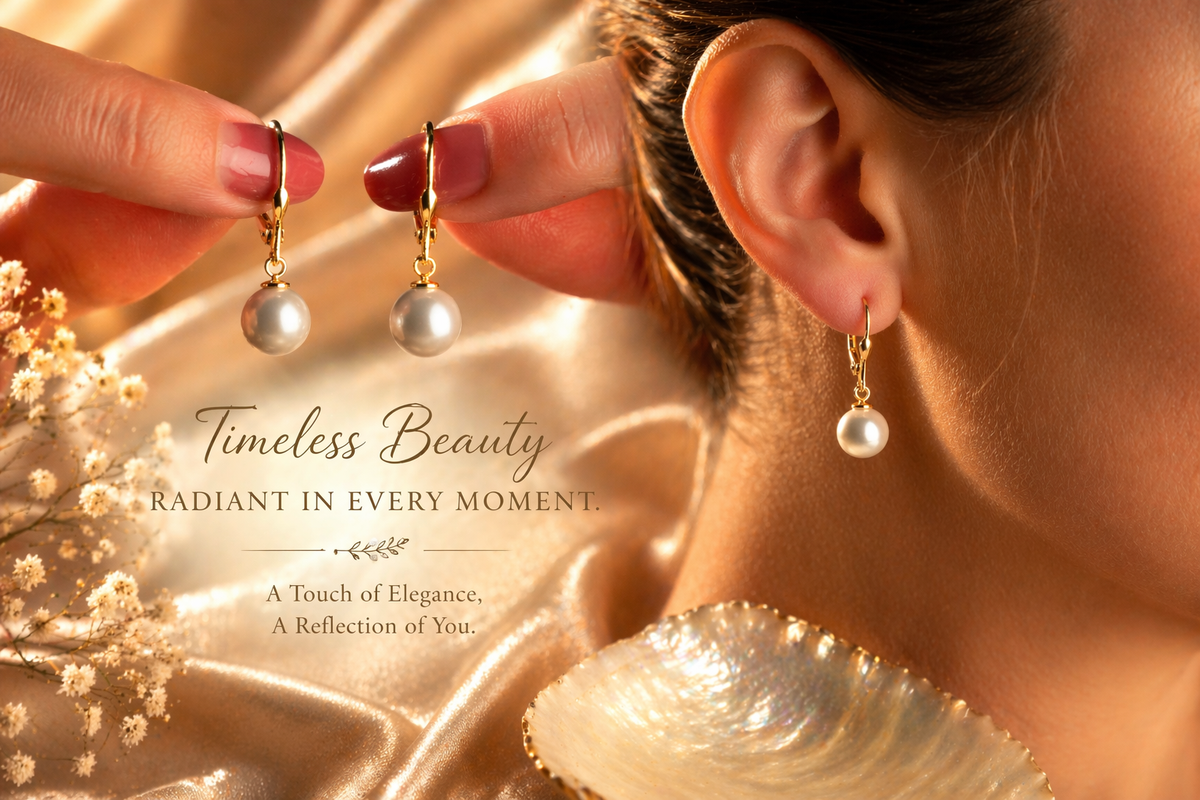 Classic Pearl Drop Earrings