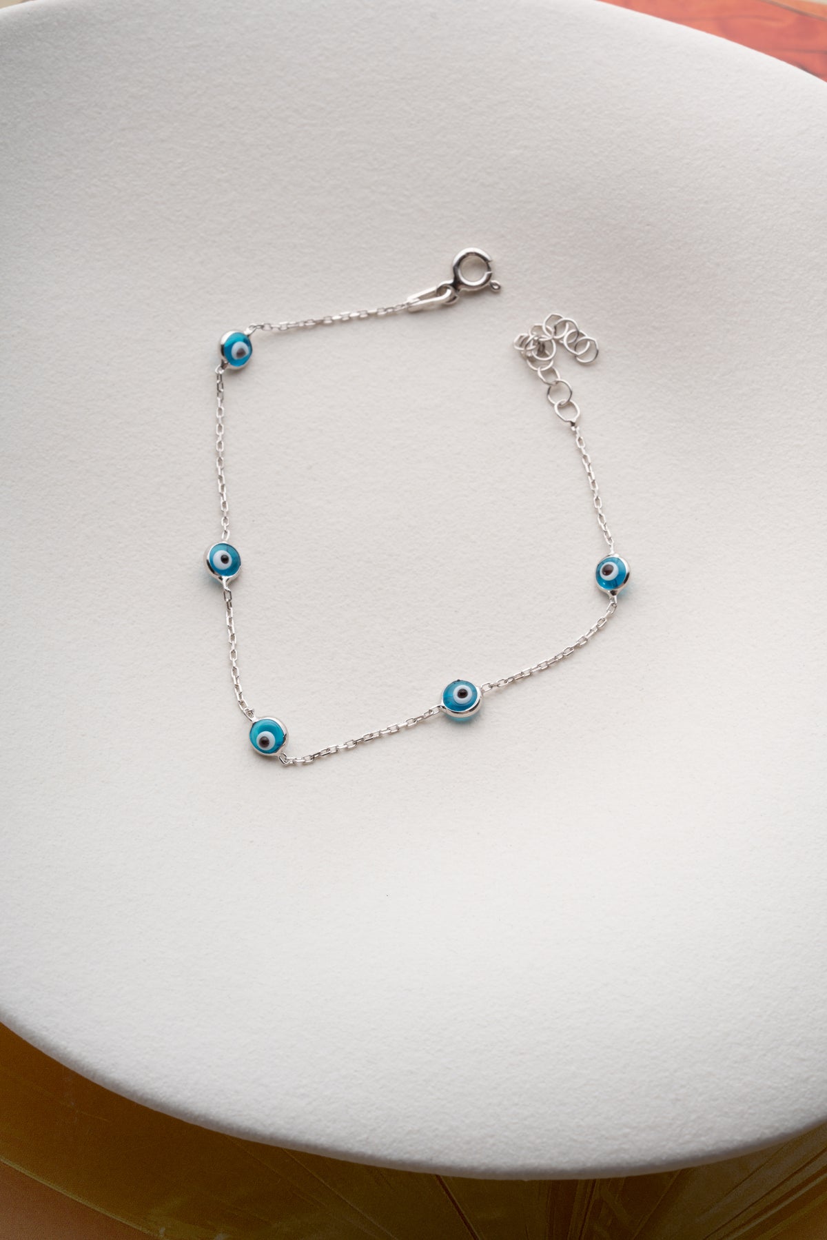 Mini Evil Eye Bead Bracelet