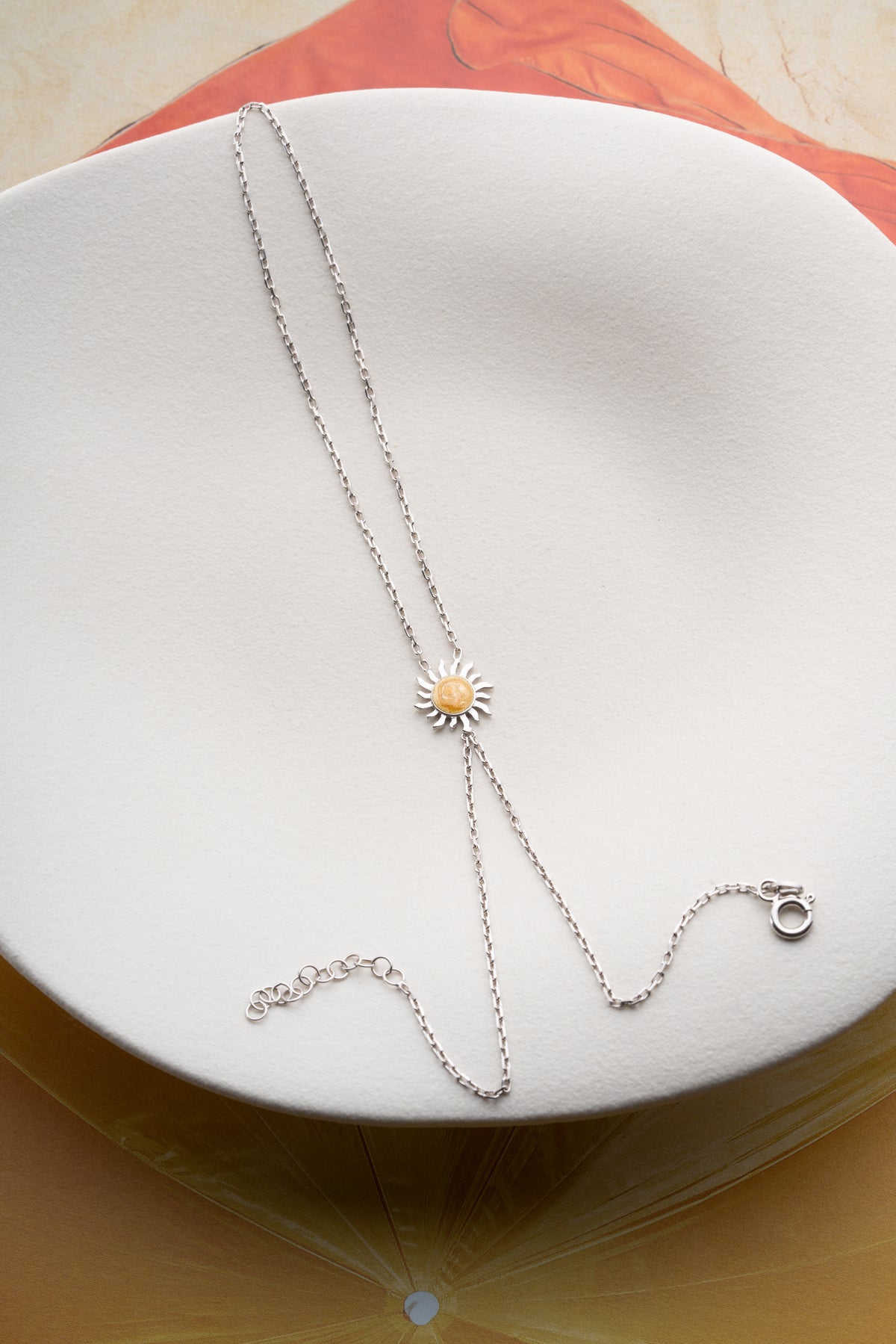 Sun Medallion Hand Chain Bracelet