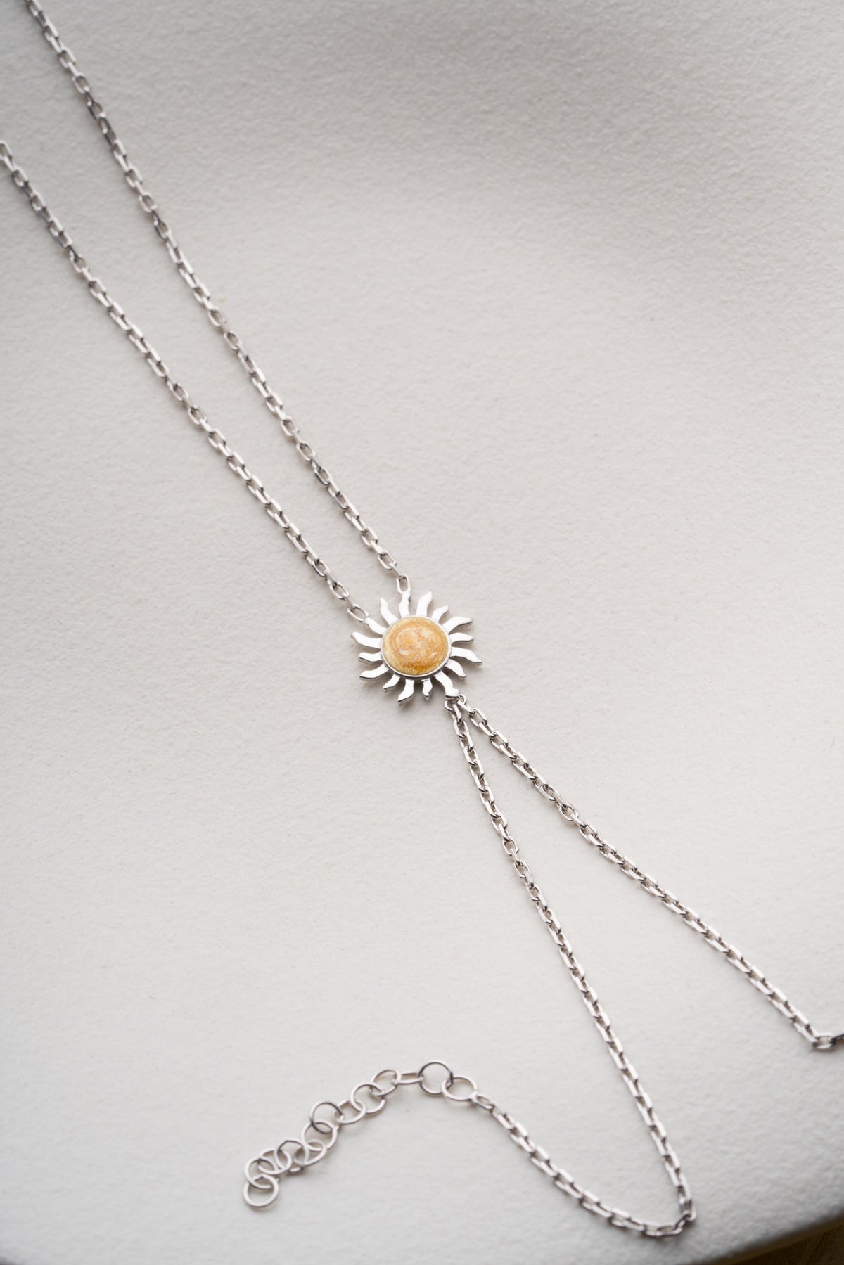 Sun Medallion Hand Chain Bracelet