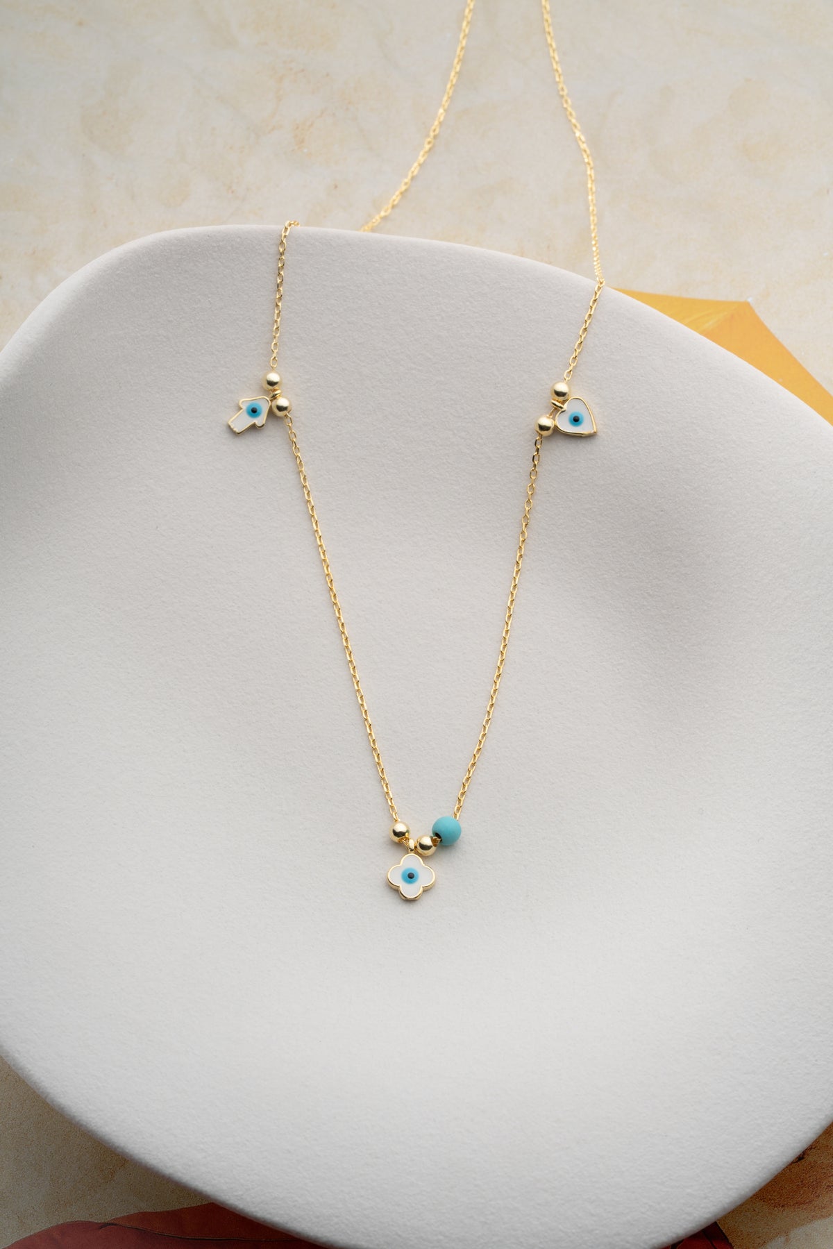 Evil Eye Lucky Charms Necklace