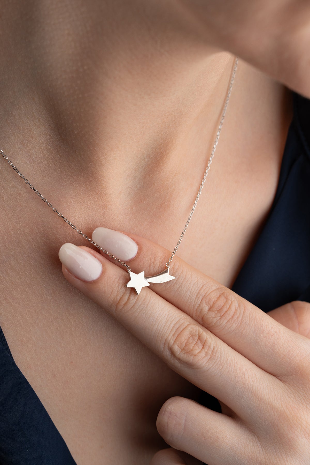 Star and Shooting Star Necklace
