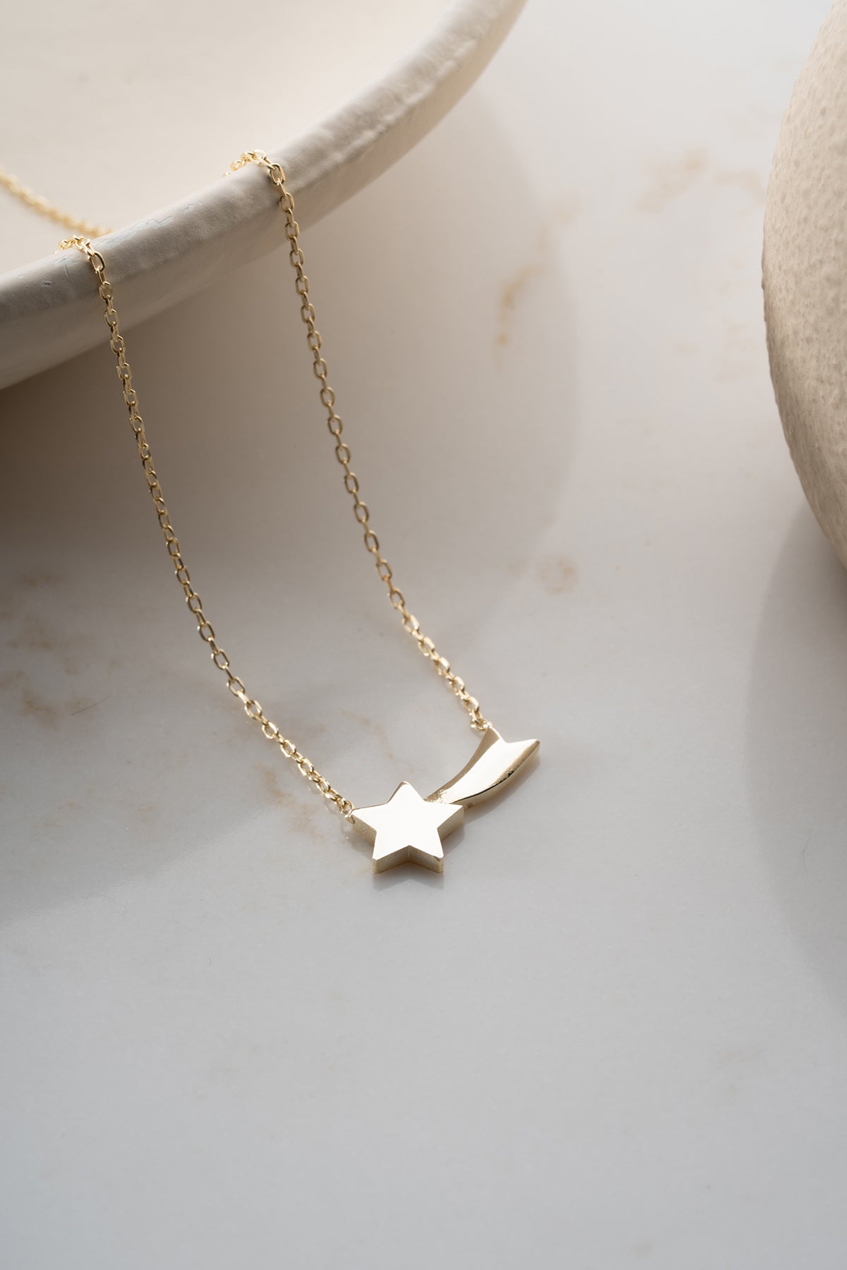 Star and Shooting Star Necklace