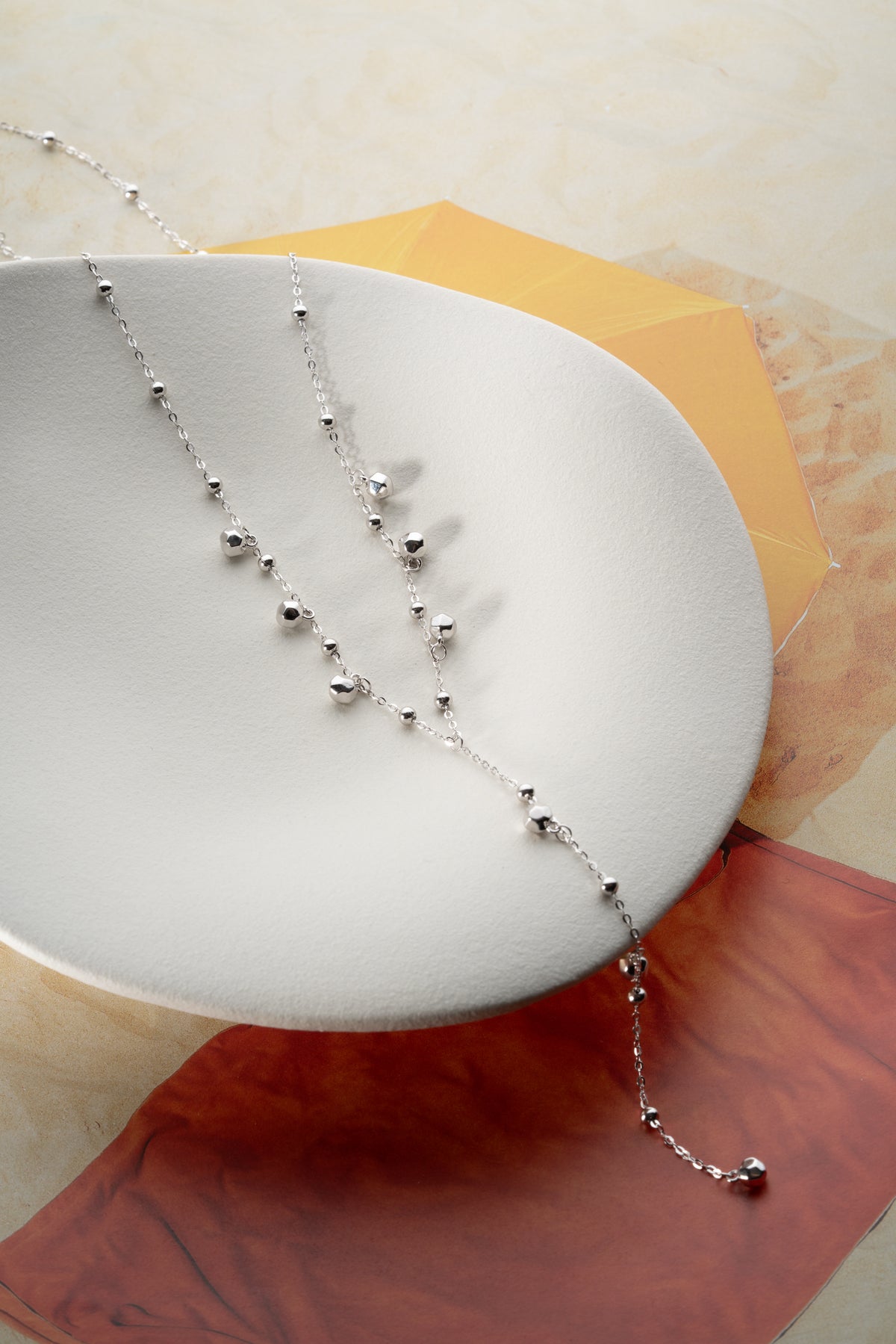 Beaded Y Drop Lariat Necklace