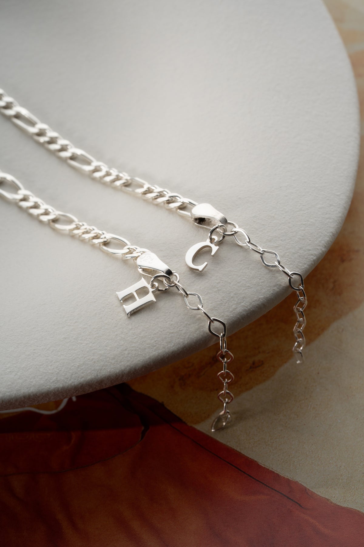 His and Hers Figaro Chain Bracelet Set