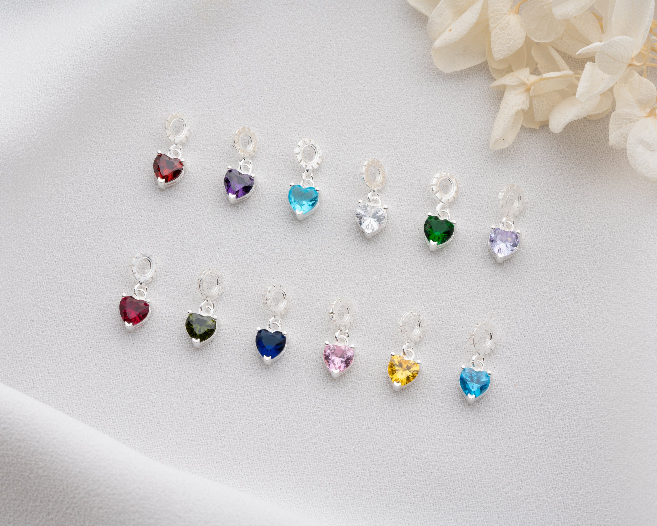 Custom Birthstone Dangle Charm