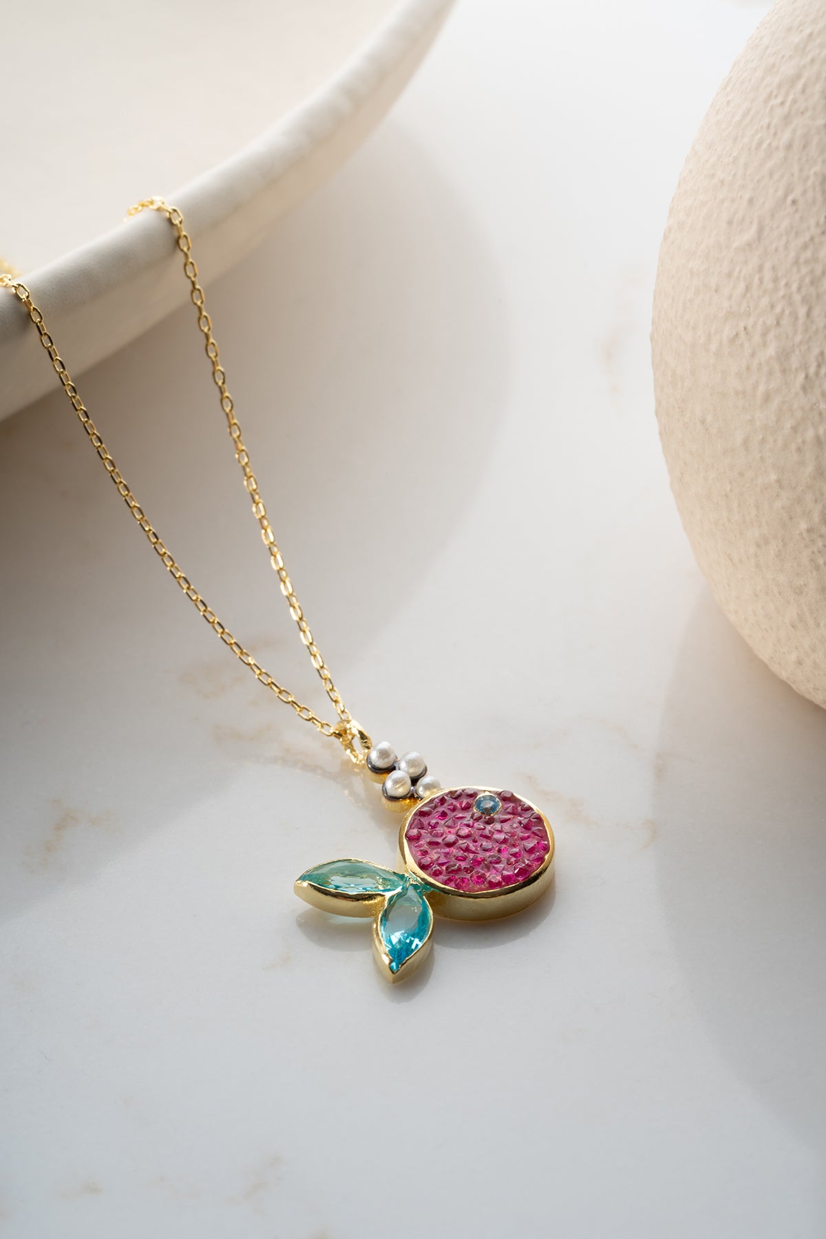Sparkling Fish Pendant Necklace